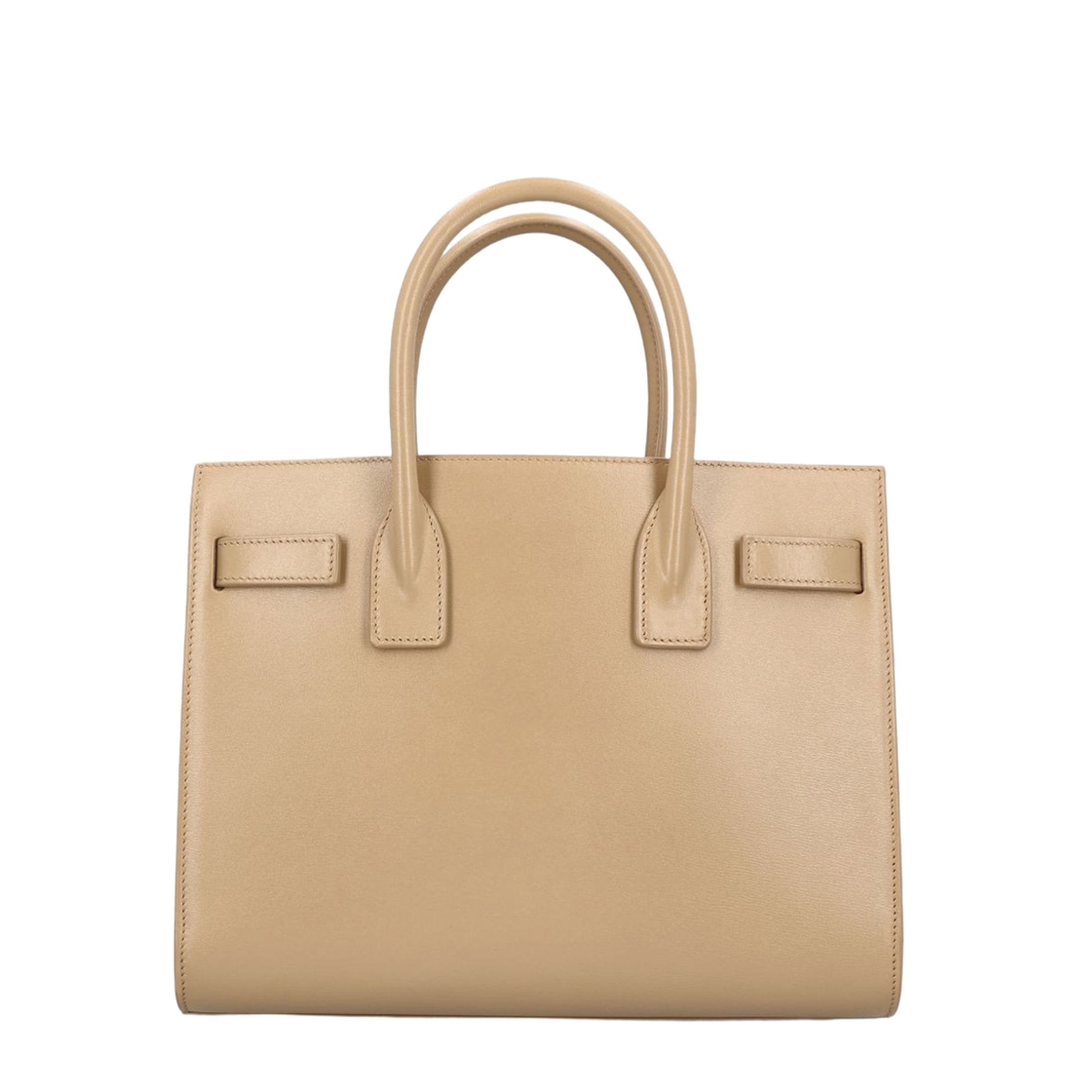 Sac De Jour Baby Smooth Leather Shoulder Bags - Beige - Image 2