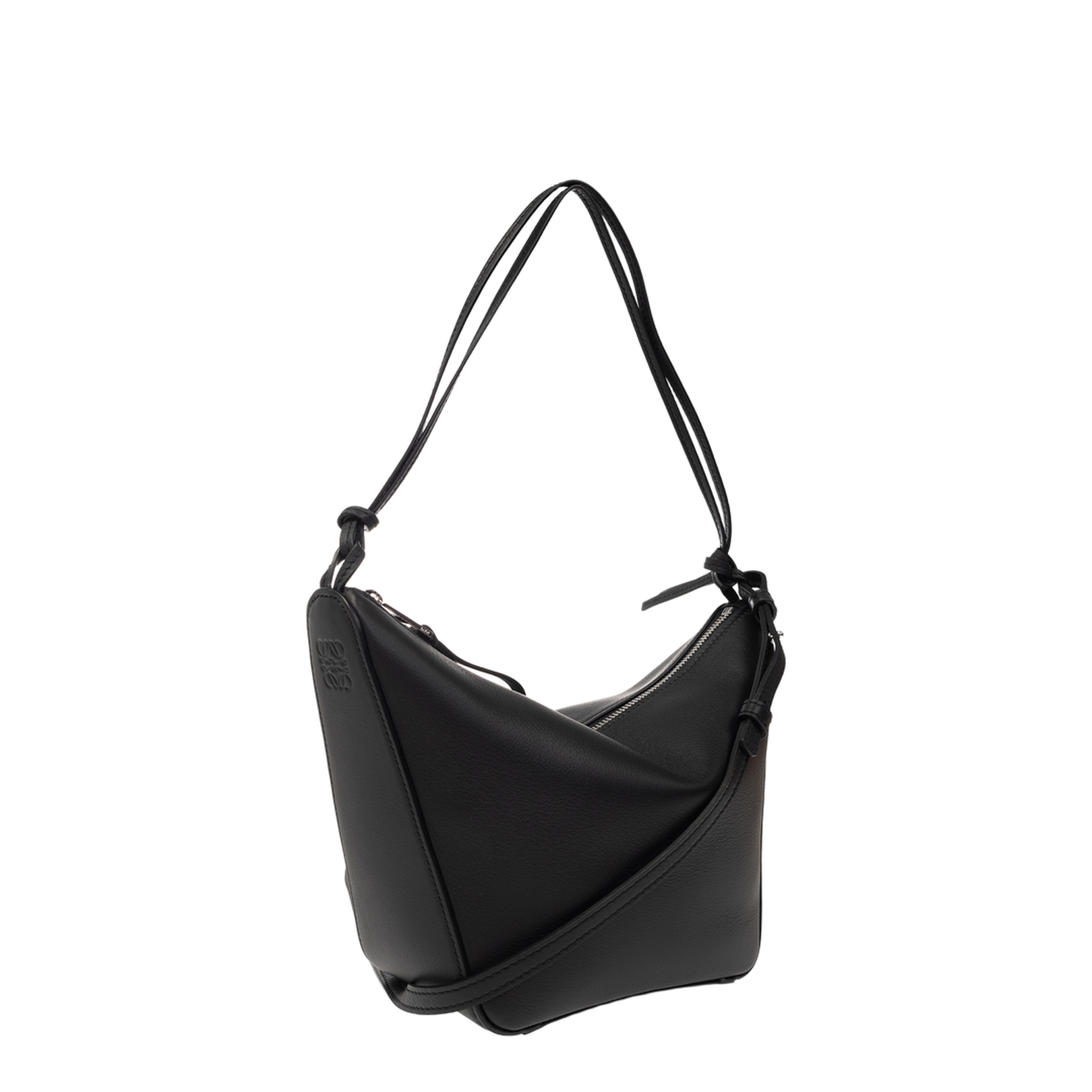 Hammock Mini Leather Shoulder Bag - Black - Image 4