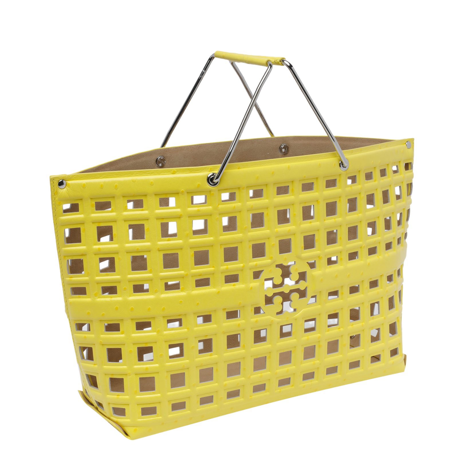 Yellow Ostritch Market Tote - Image 2