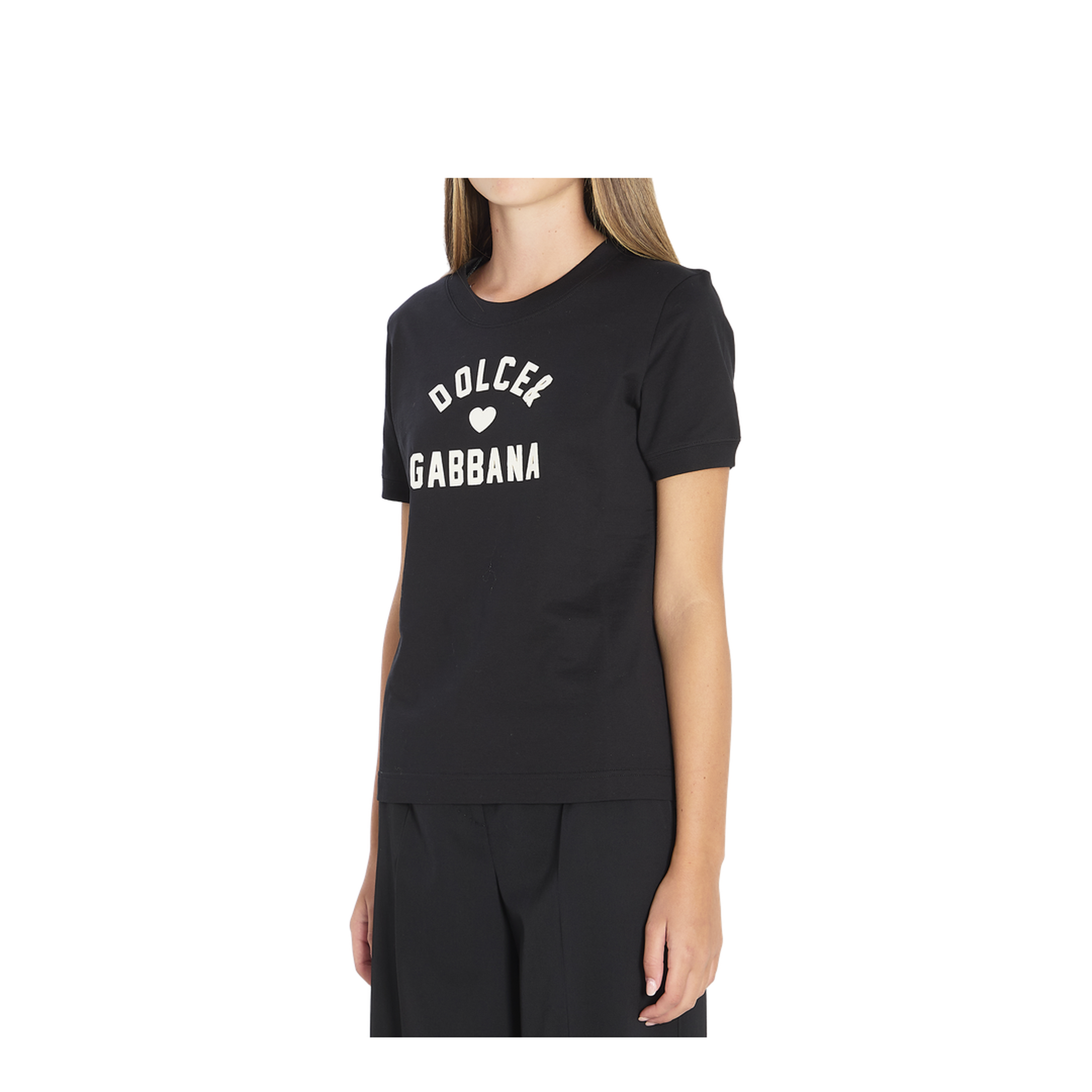 Black Cotton Logo T-Shirt - Image 2