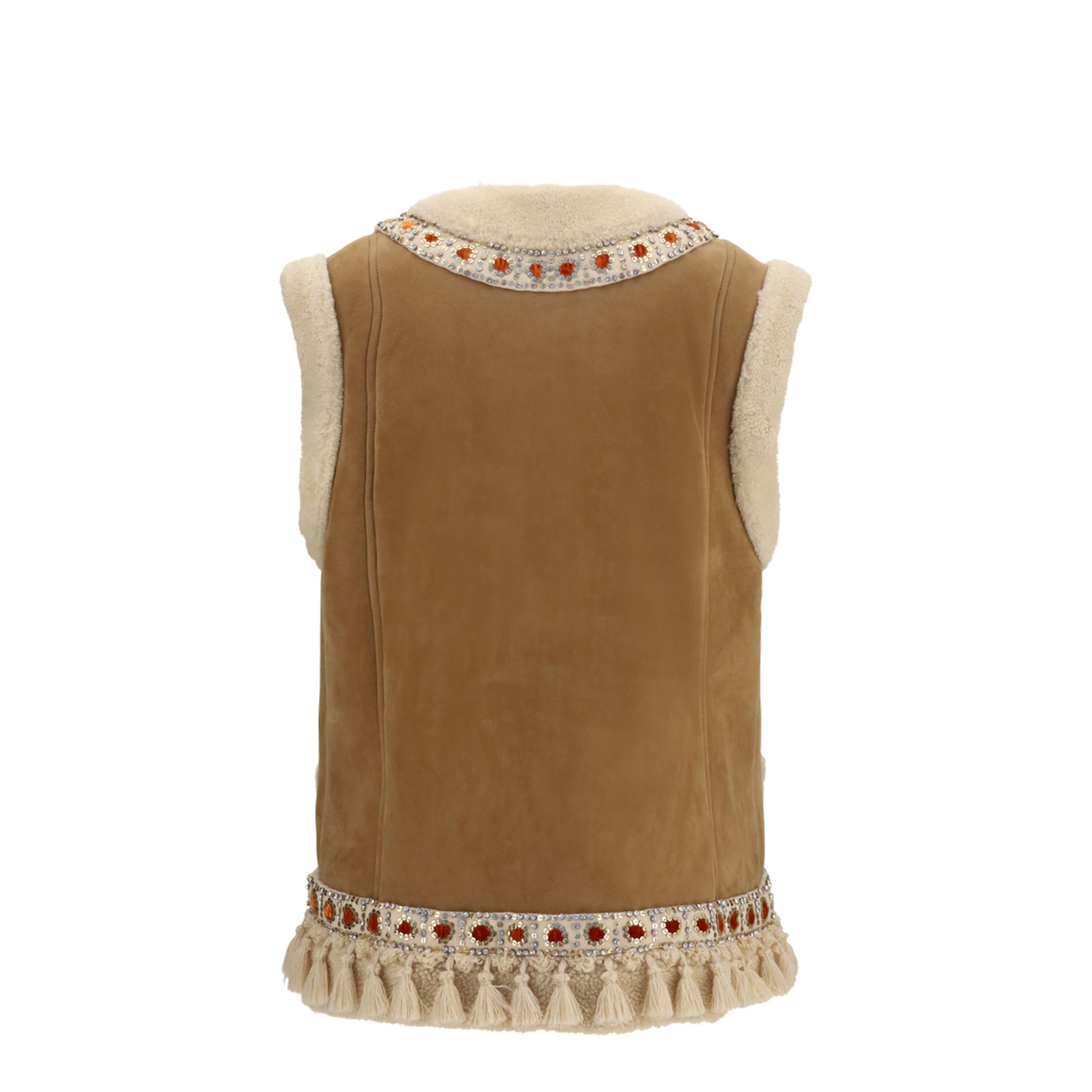 Suede and Fur Vest - Image 2