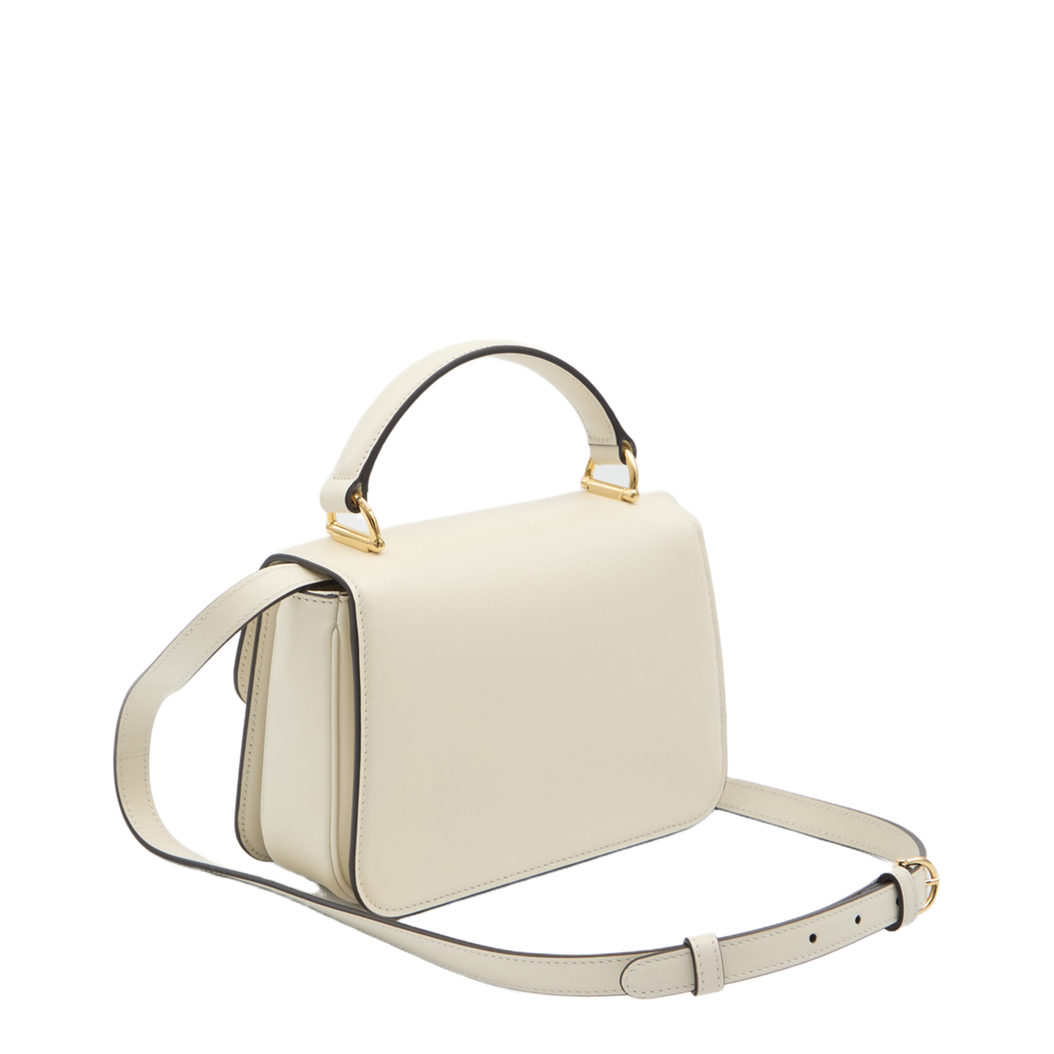 Siena Small Calfskin Top Handle Bag - Ivory - Image 2