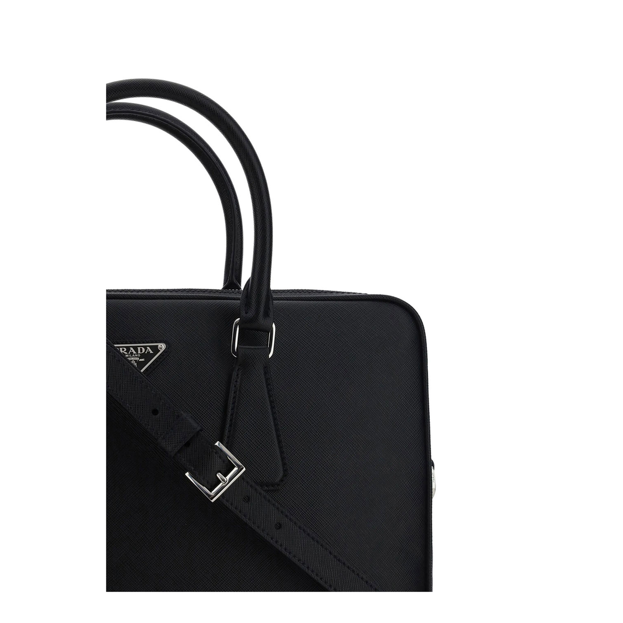 Saffiano Leather Briefcase - Image 3