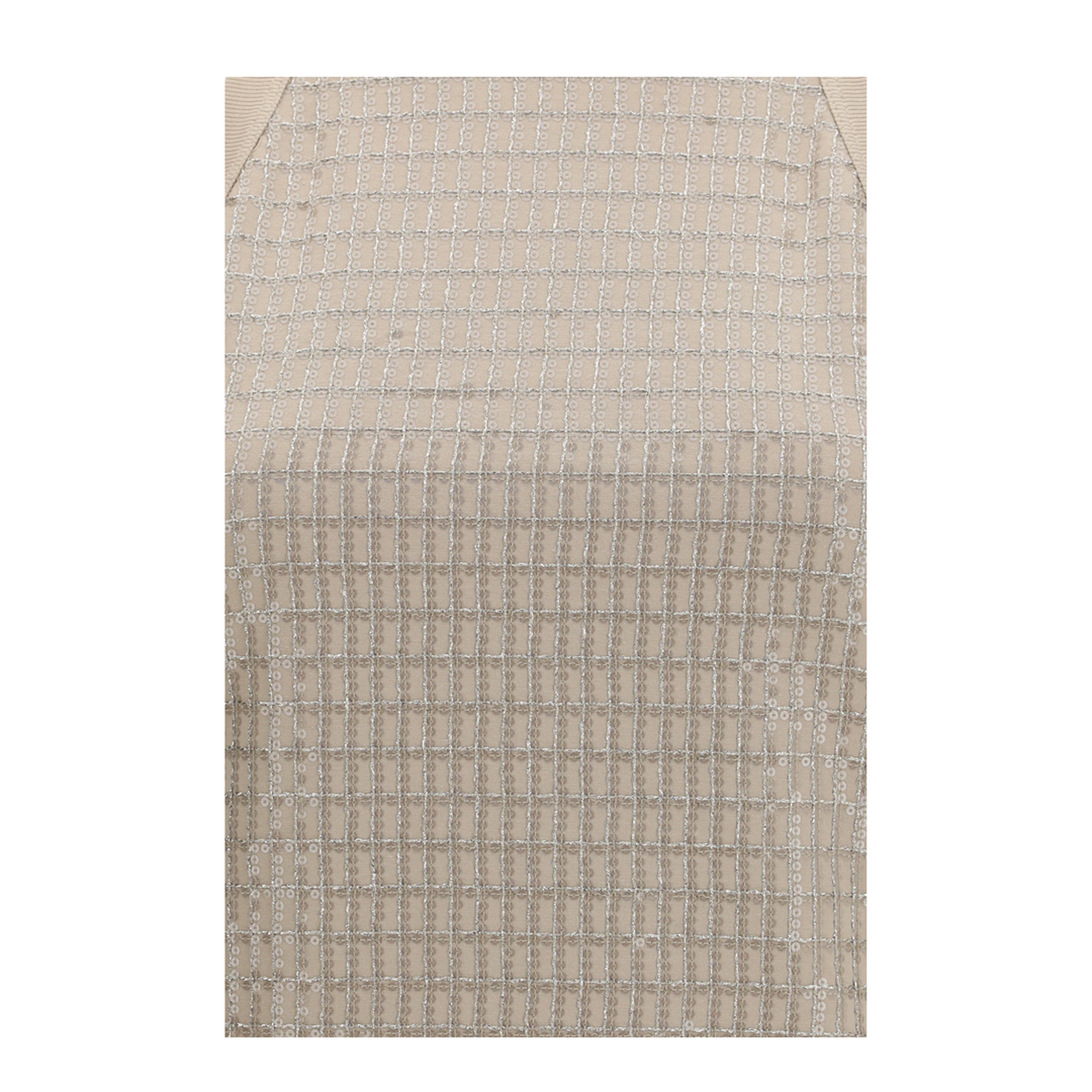 Top in cotton with luminous embroidery - Image 3