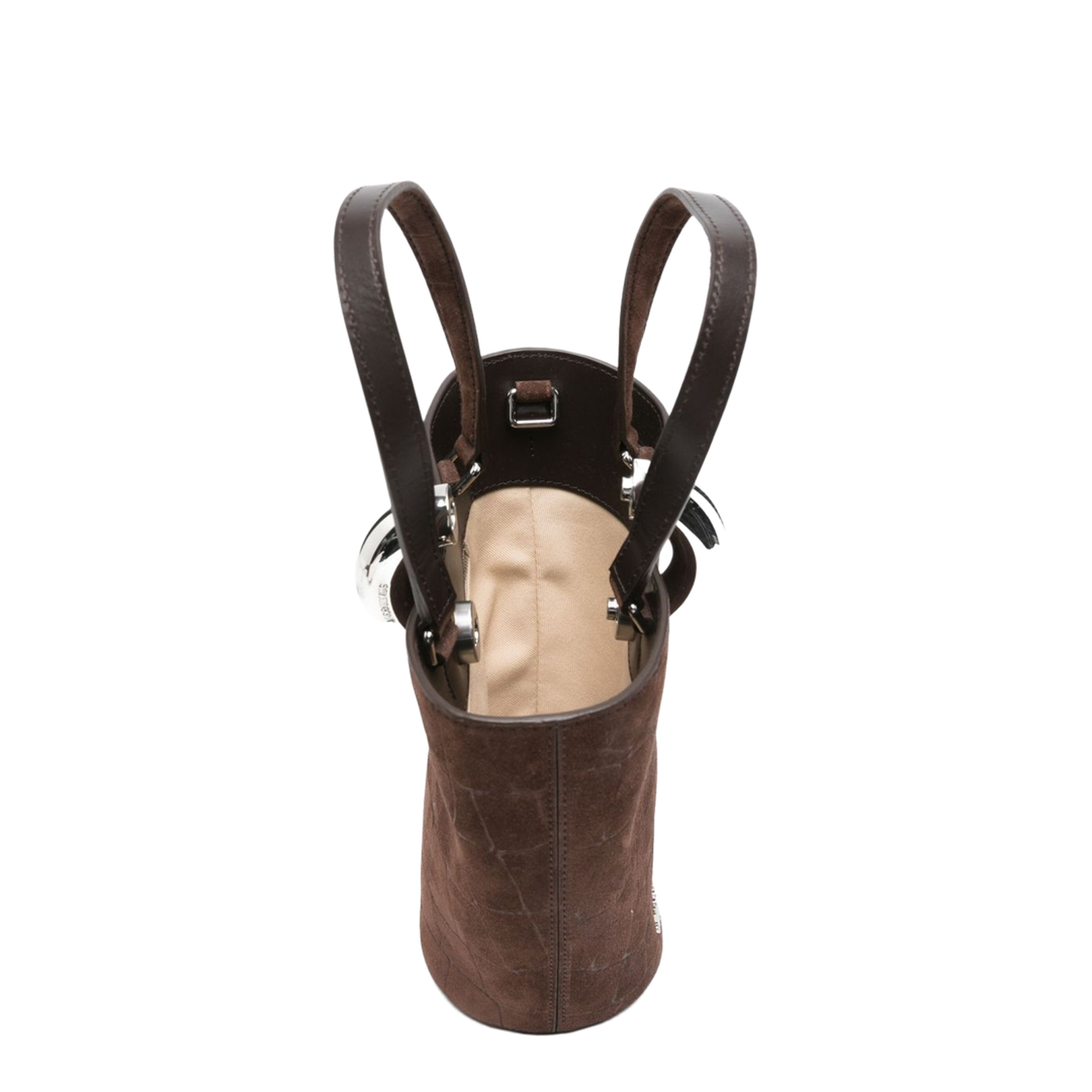 Small Asymmetric Bucket Bag - Image 3