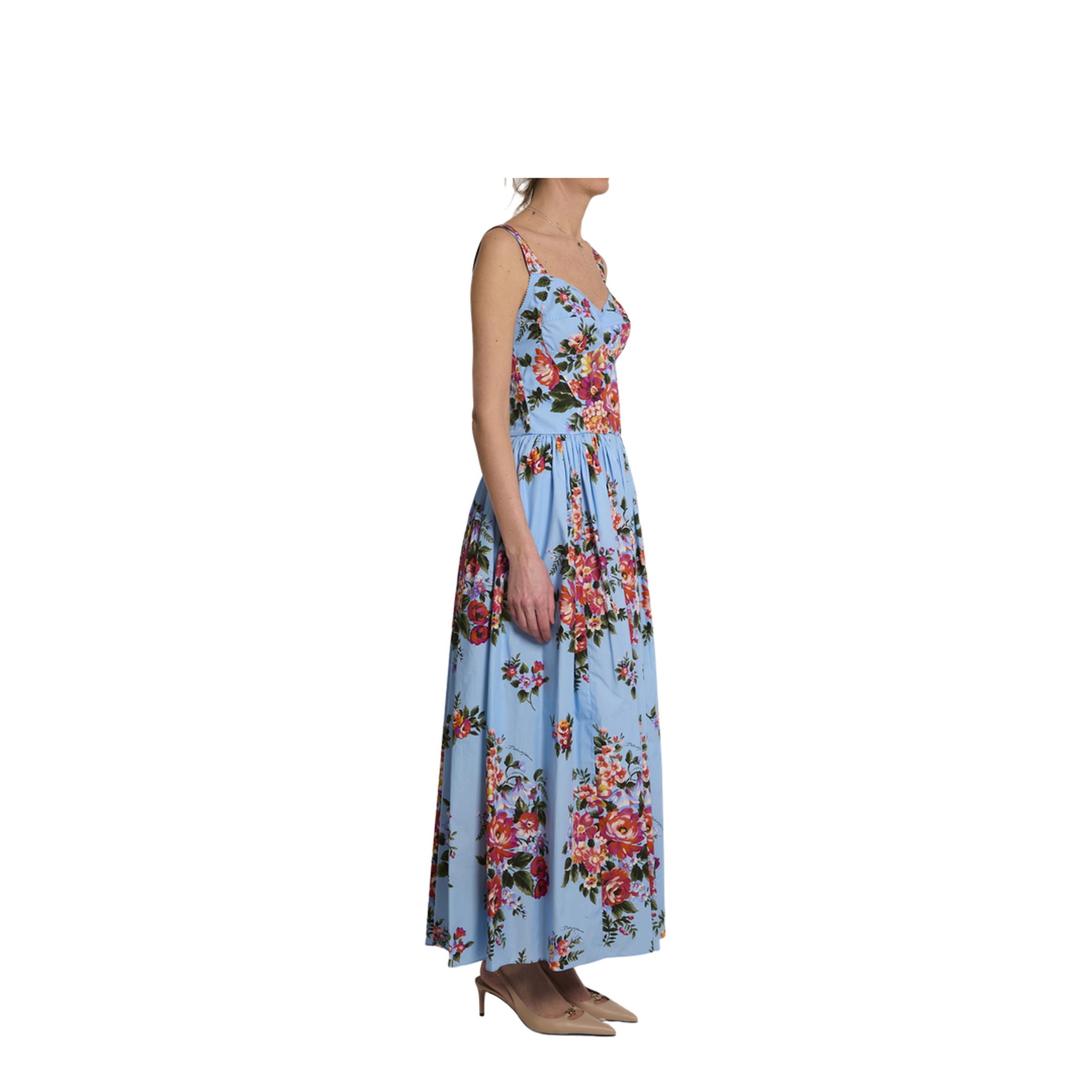 Maxi Dress with Floral Print - Image 2