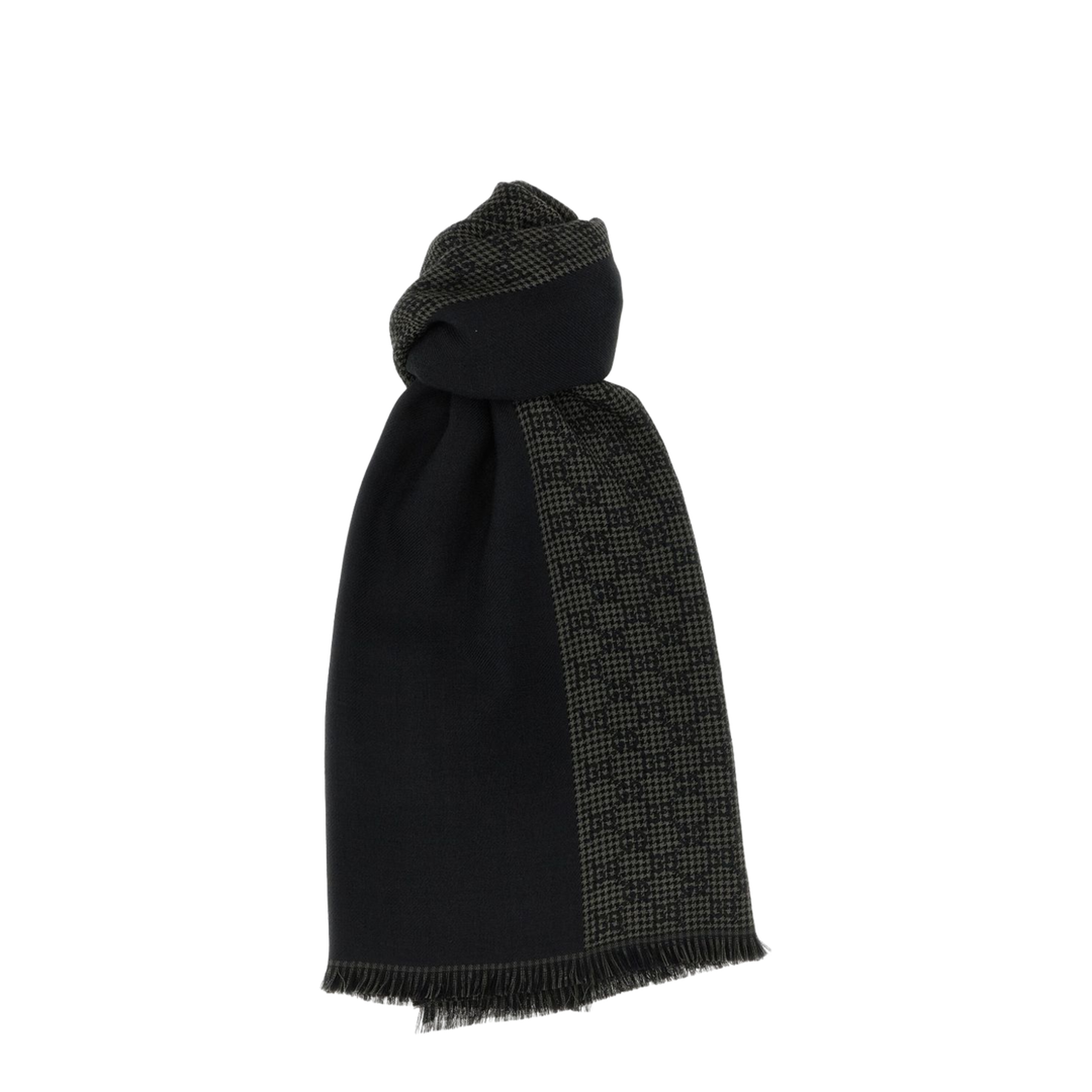 Wool and Silk Jacquard Stole - Image 1