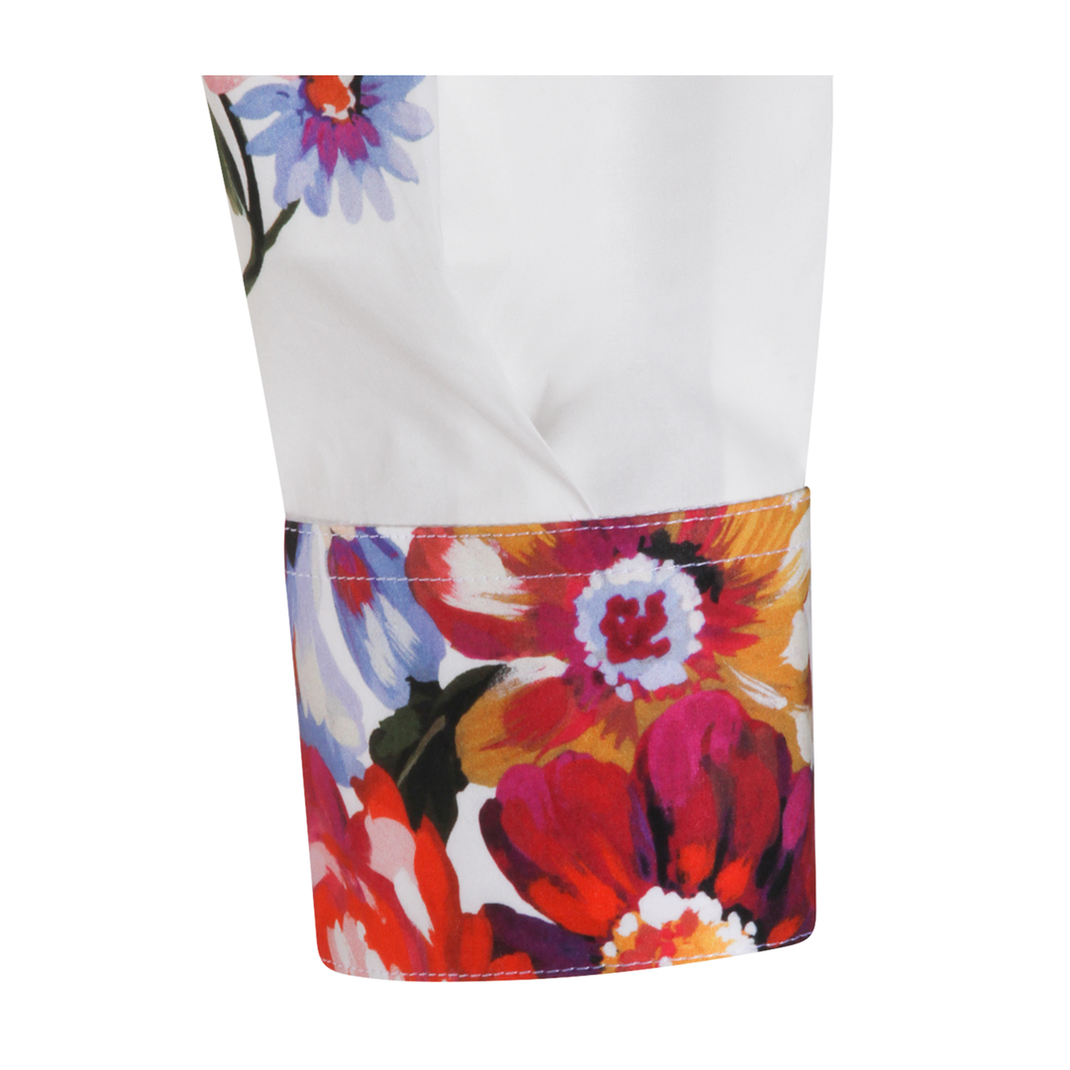 Floral Print Crop Shirt - Image 3