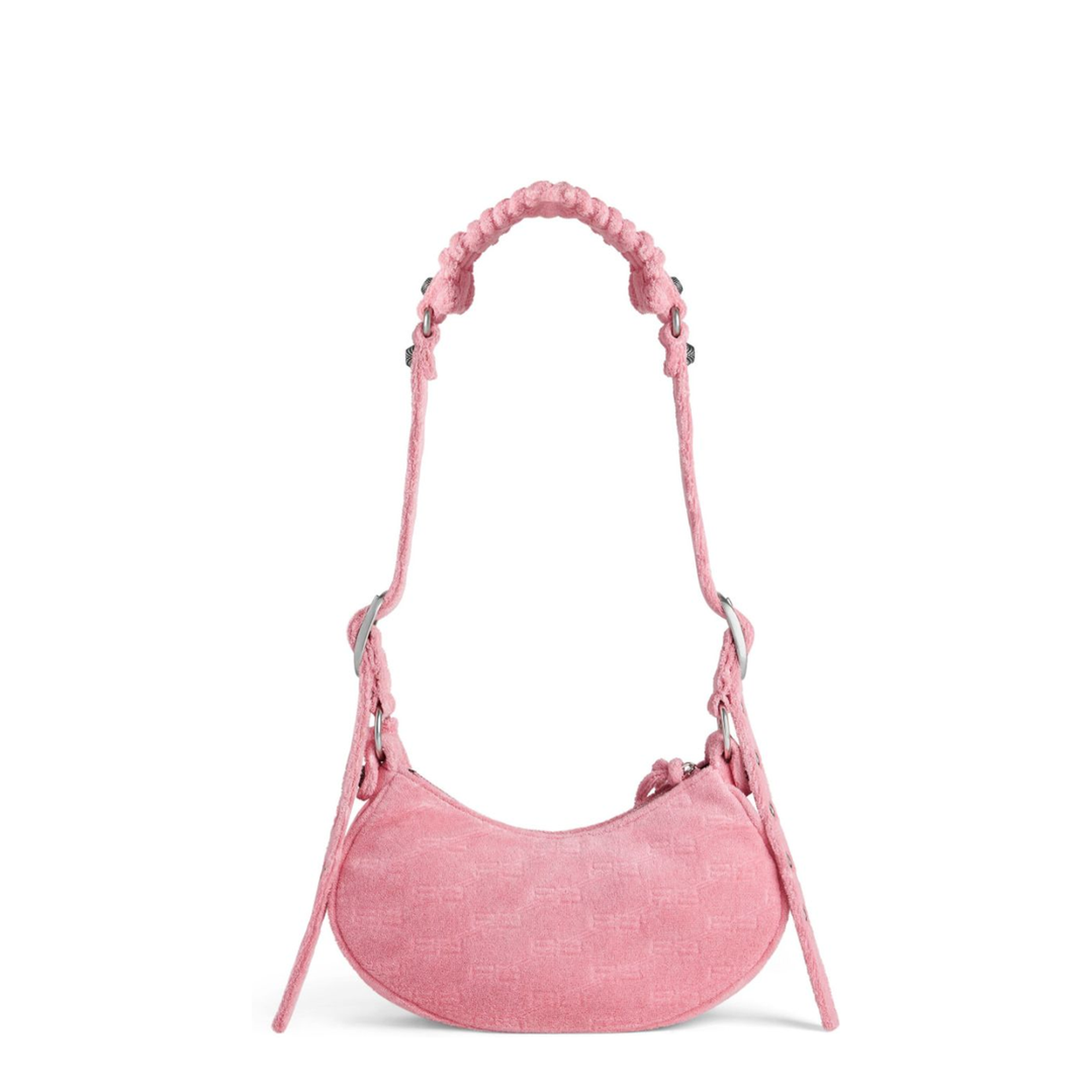Le Cagole XS Arena Lambskin Shoulder Bag - Light Pink - Image 4