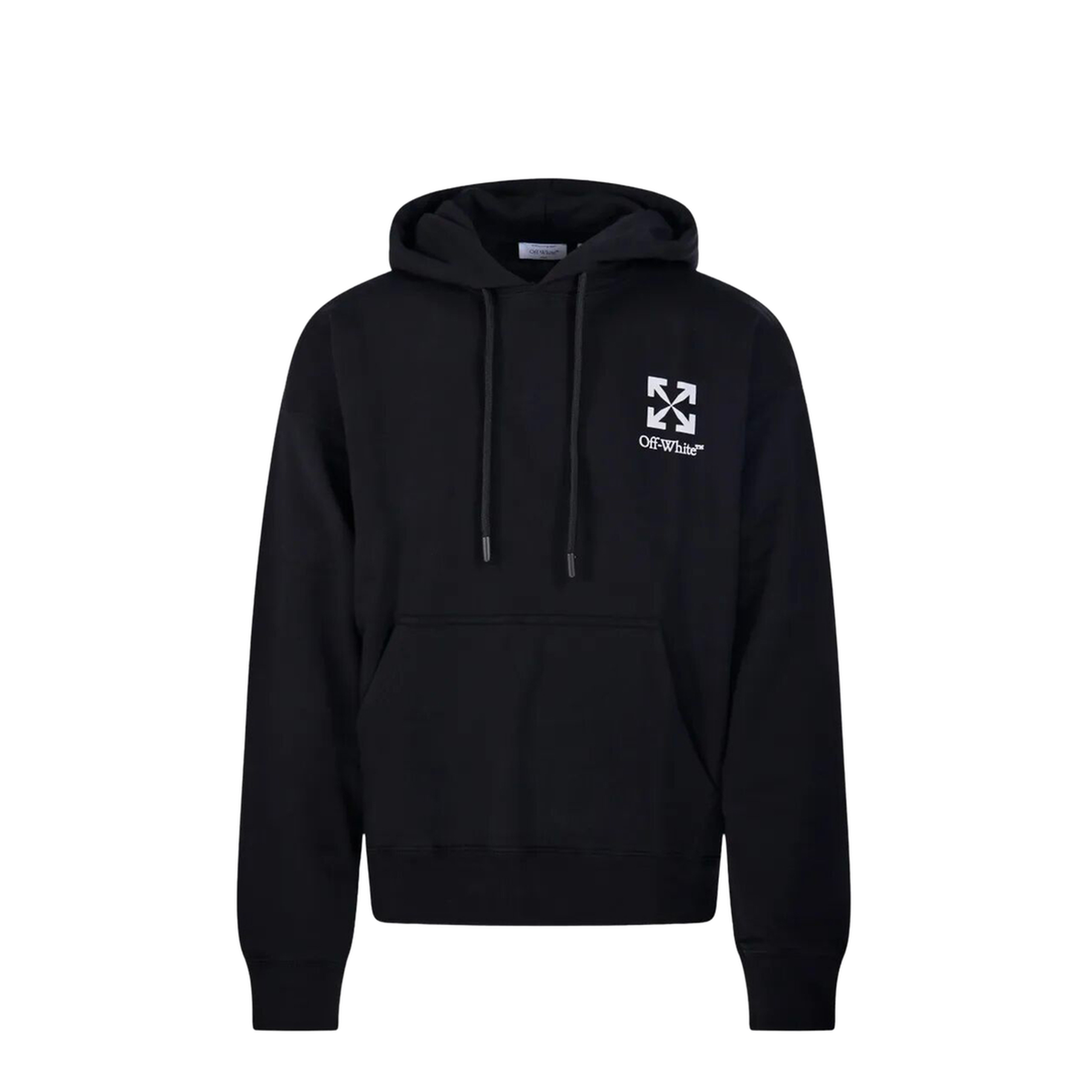 Men's Long-Sleeve Hoodie Black - Image 1