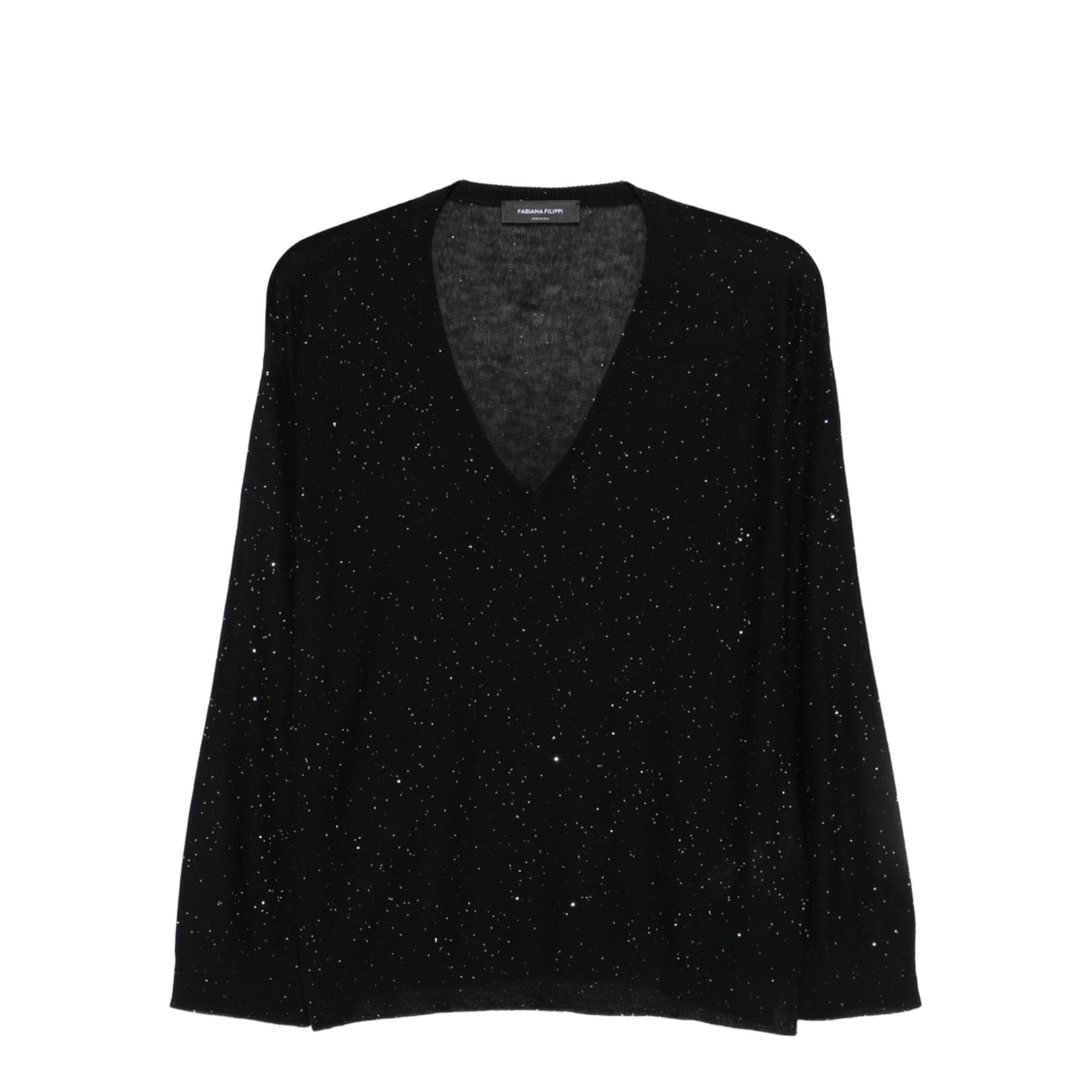 Wool V-Necked Sweater - Image 1