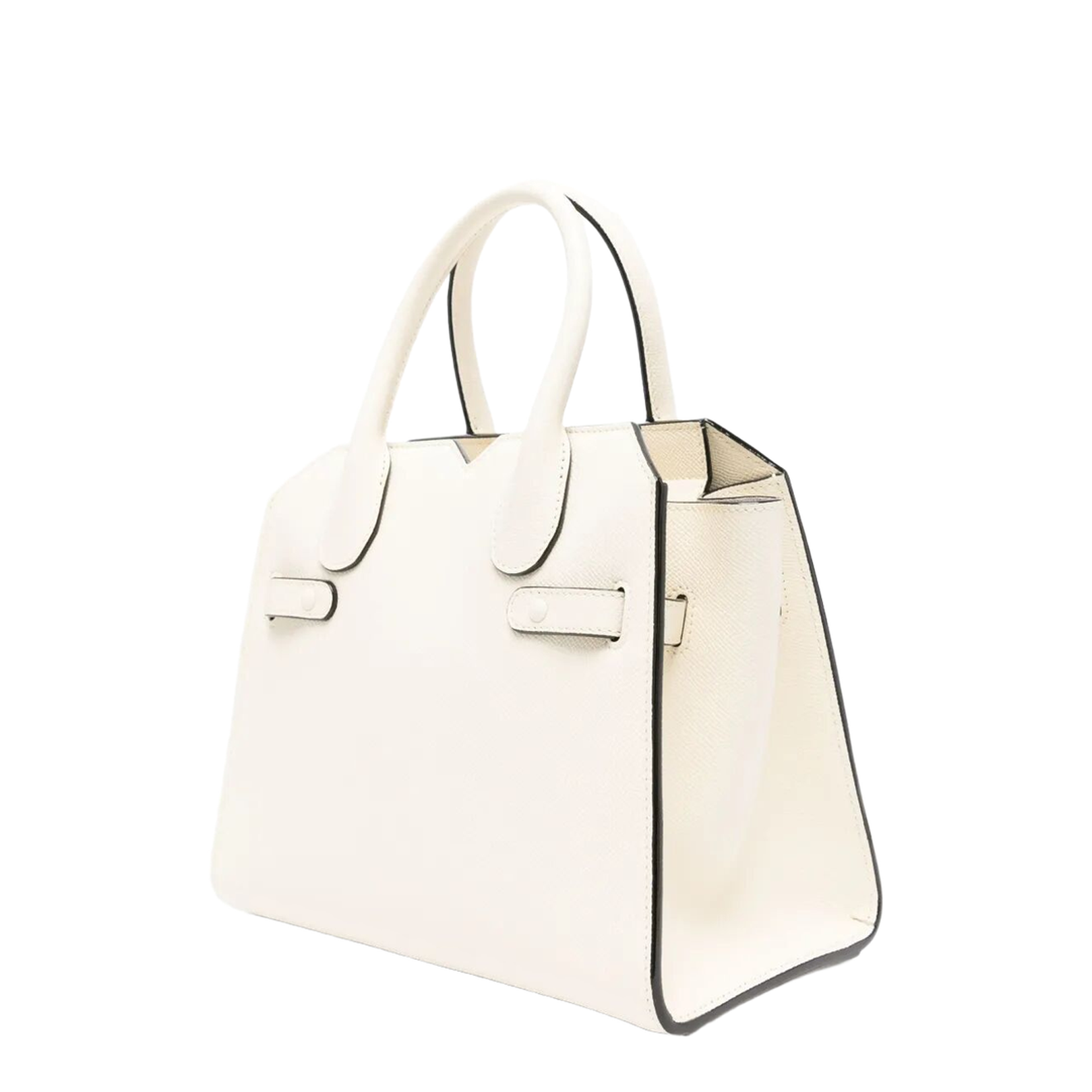Milano Mini Hand Bag Leather White - Image 2