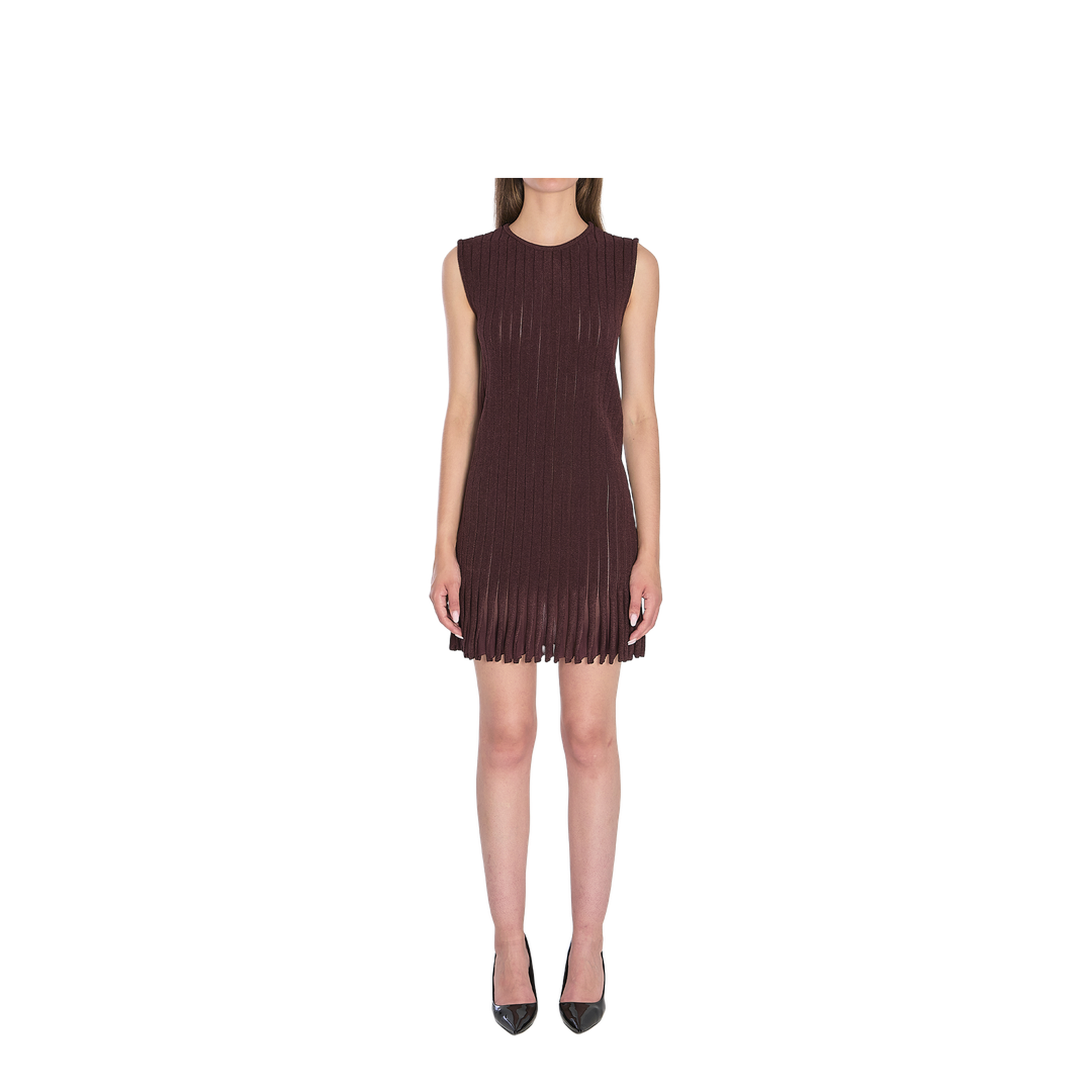 Striped Knit Dress - Image 1