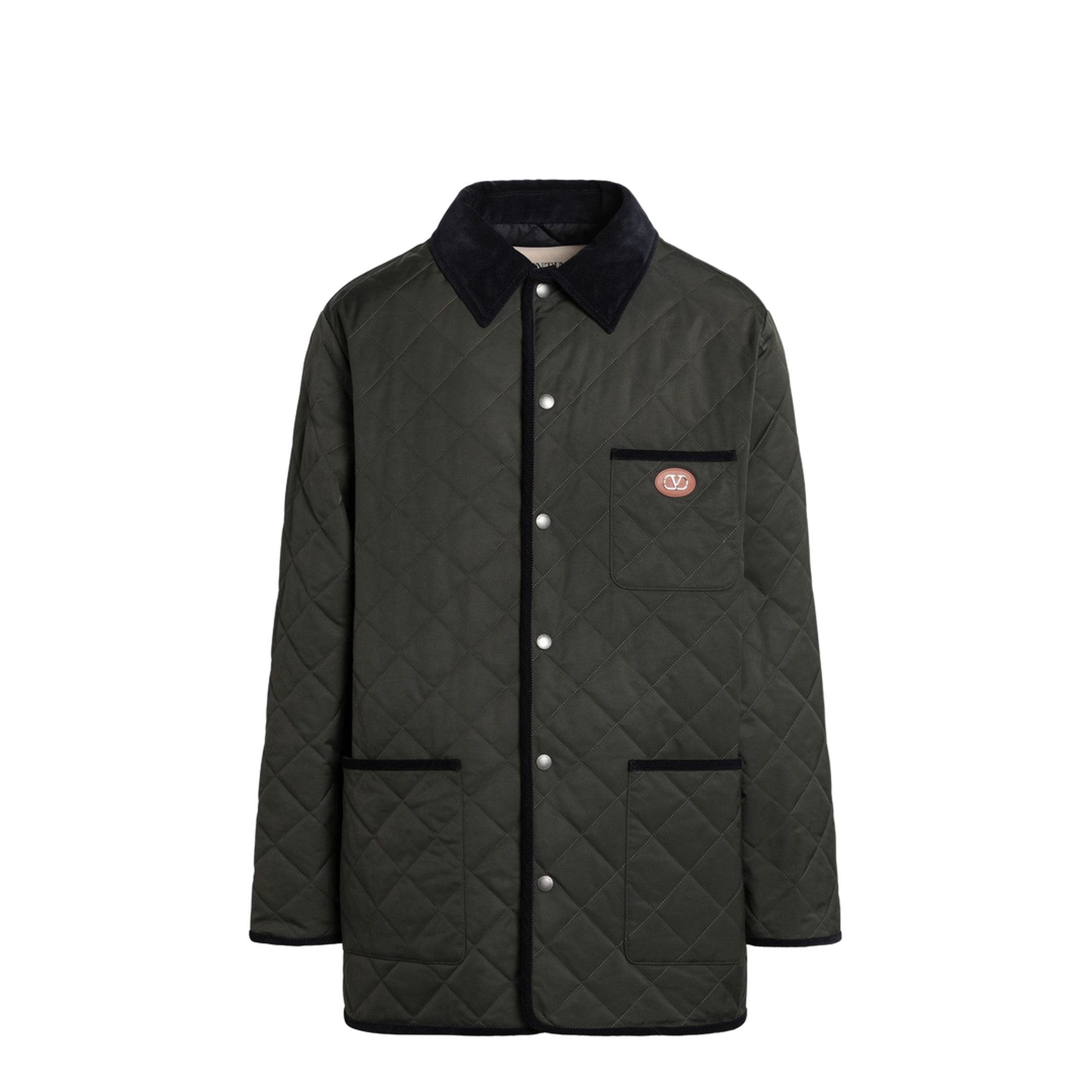 Quilted Nylon VLogo Jacket - Image 1