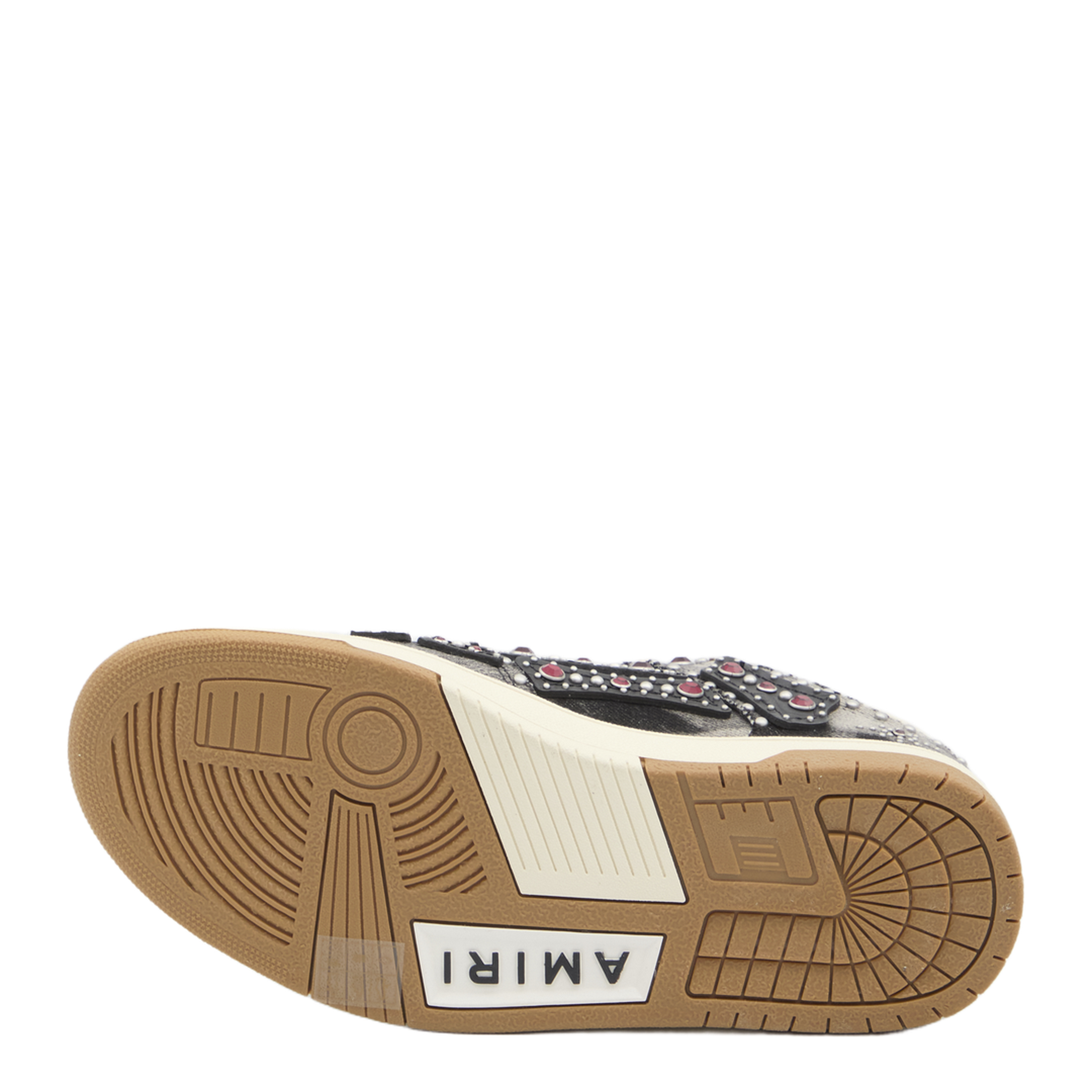 Skel Top Black Sneaker With Beads And Crystals - Image 4