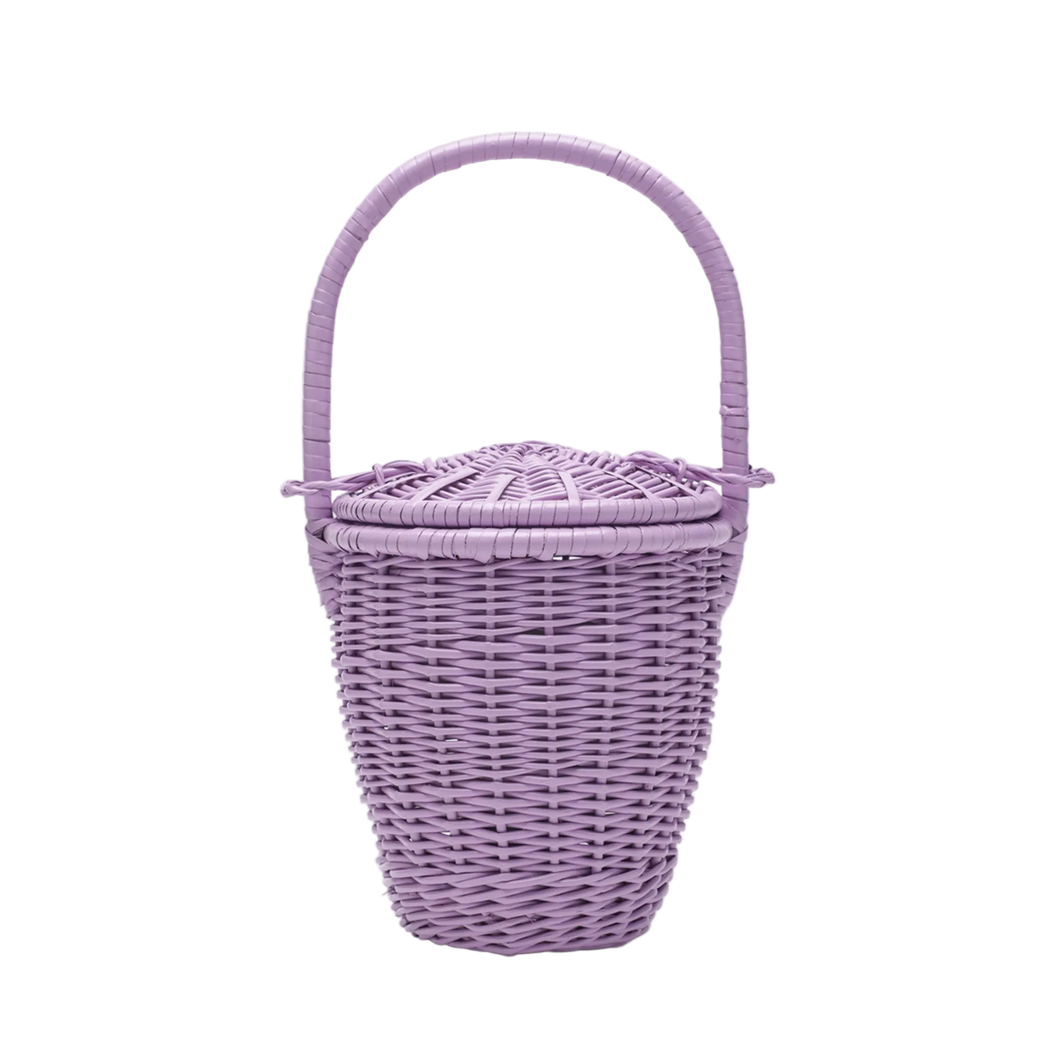 Iconic Bucket Bag Wicker Bucket Bag - Lilac - Image 2