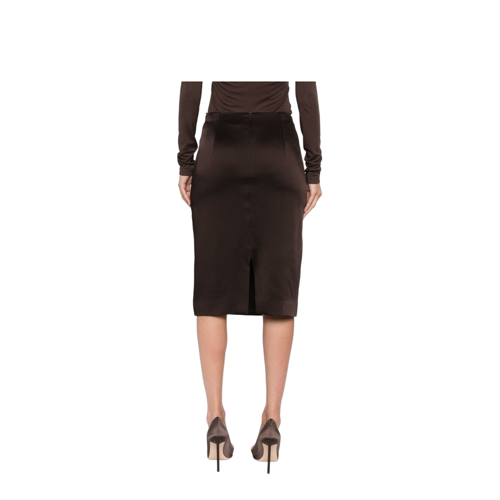 Satin Midi Skirt - Image 5