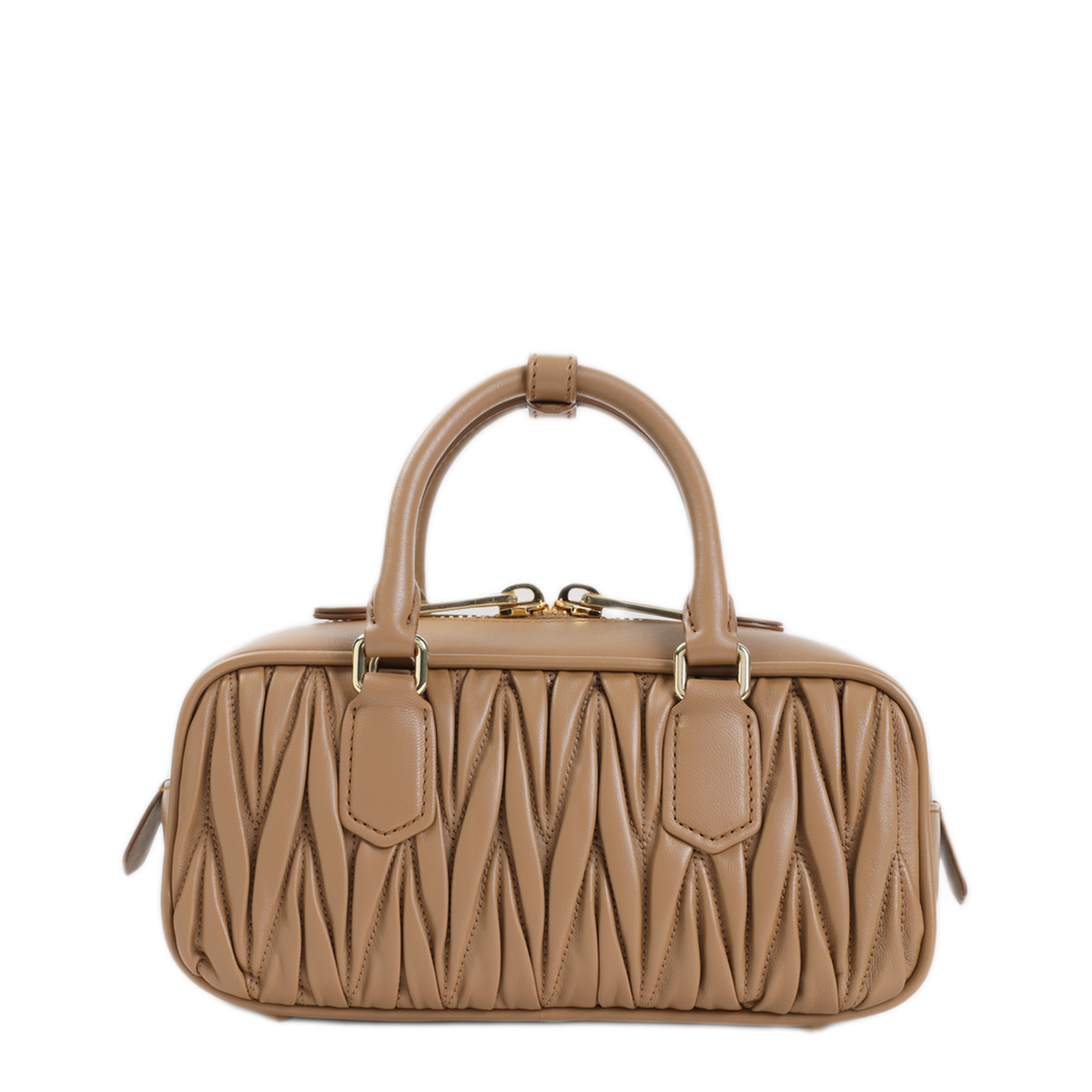 Arcadie Calfskin Handbag - Sand Beige - Image 4