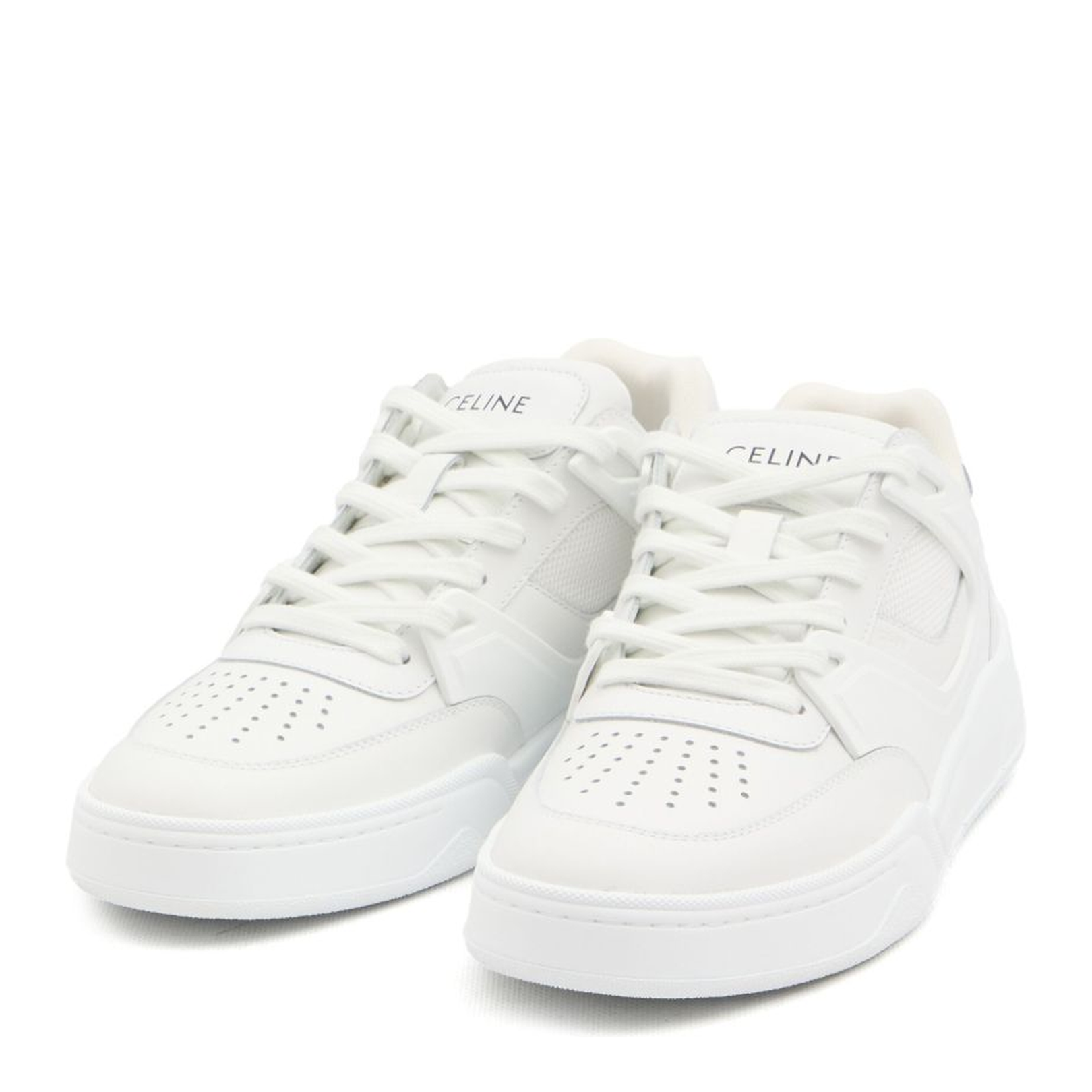 CT-09 Leather Sneakers with Mesh Inserts - Image 4