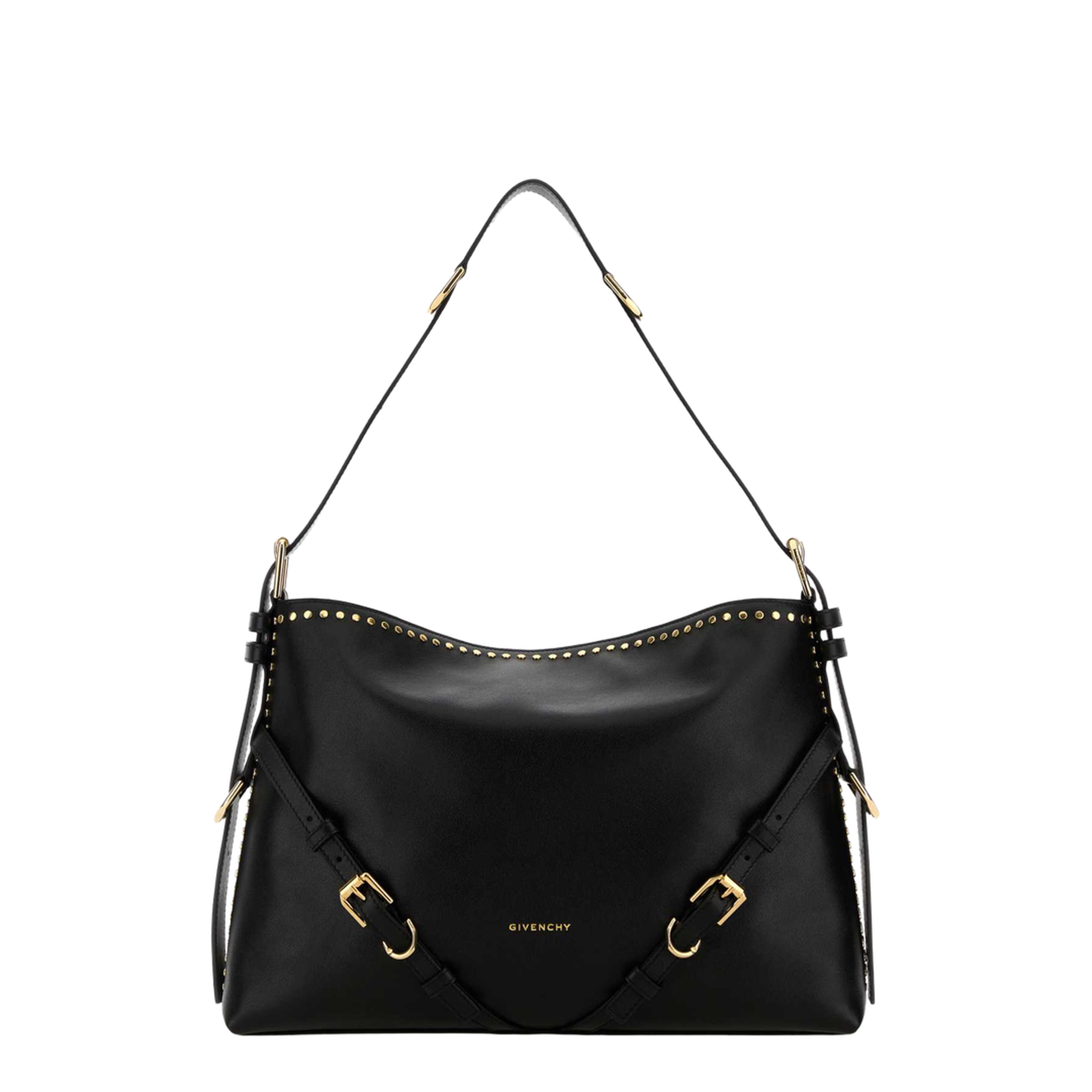 Voyou Medium Calfskin Bag - Black - Image 4