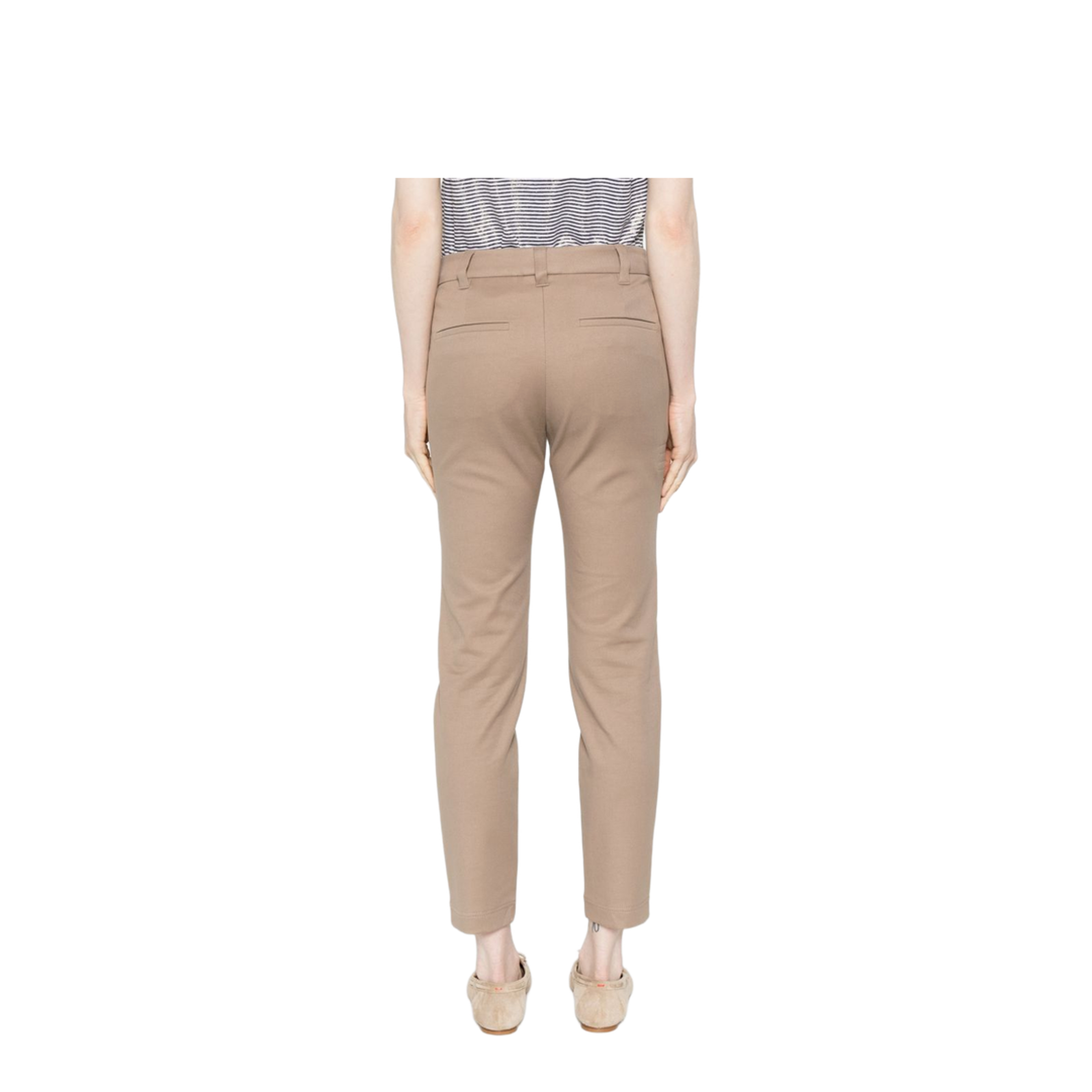 Women's Cotton Pants Brown - Image 4