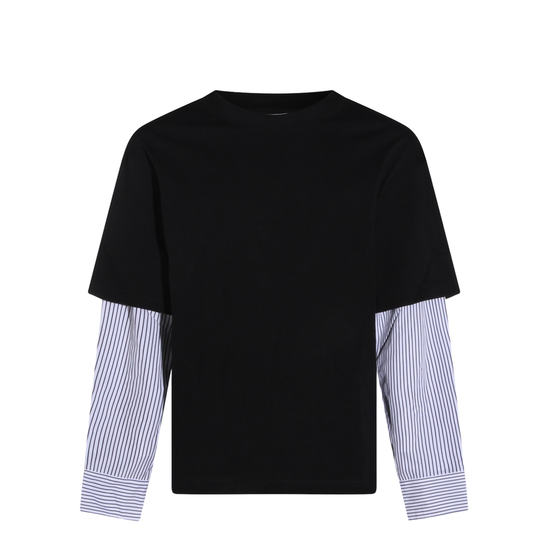 Long Sleeve Cotton Crew-Neck T-Shirt - Image 2