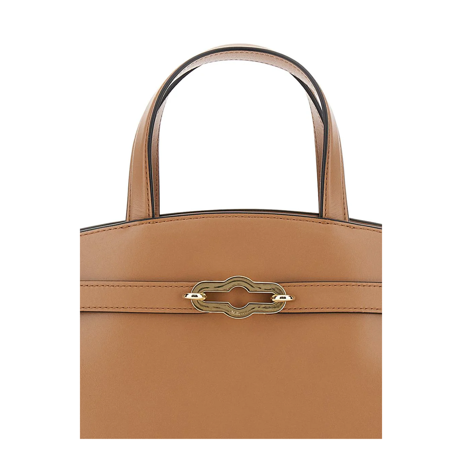 Pimlico Small Leather Handbag Beige - Image 3
