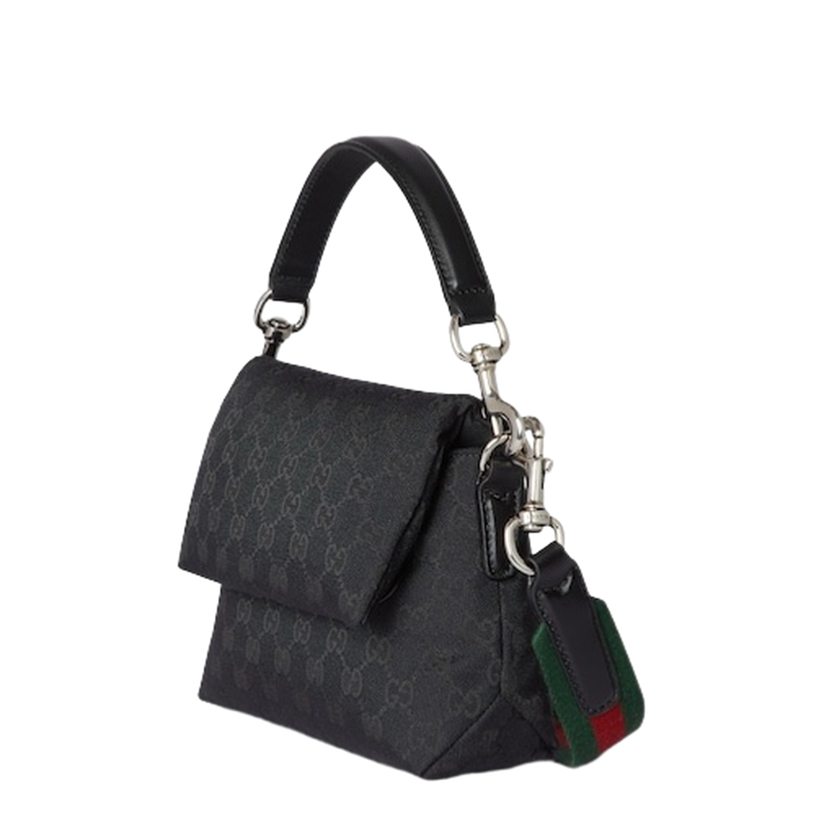 GG Canvas Small Canvas Crossbody Bag - Black - Image 2