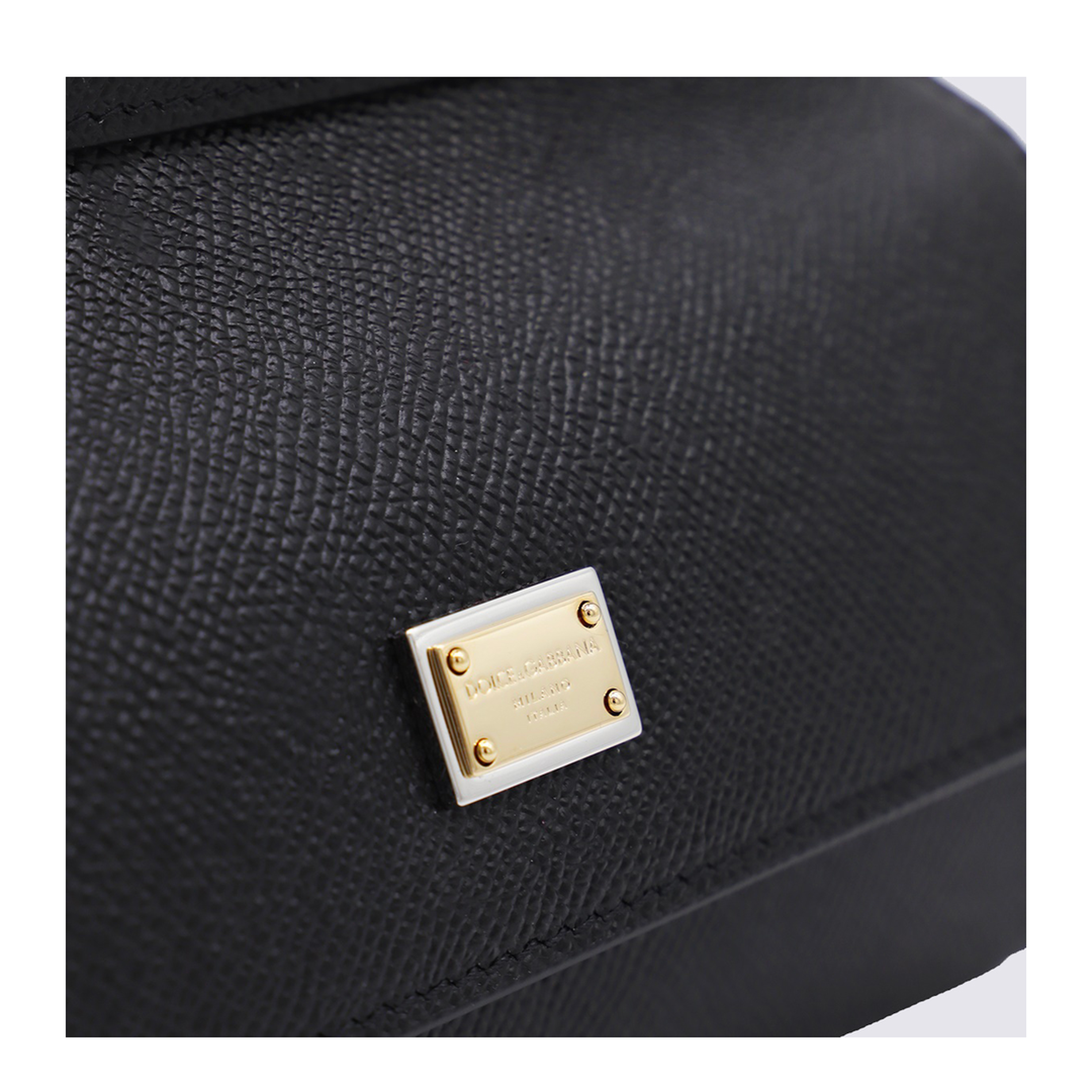 Sicily Small Calf Leather Top-Handle Bag - Nero - Image 8