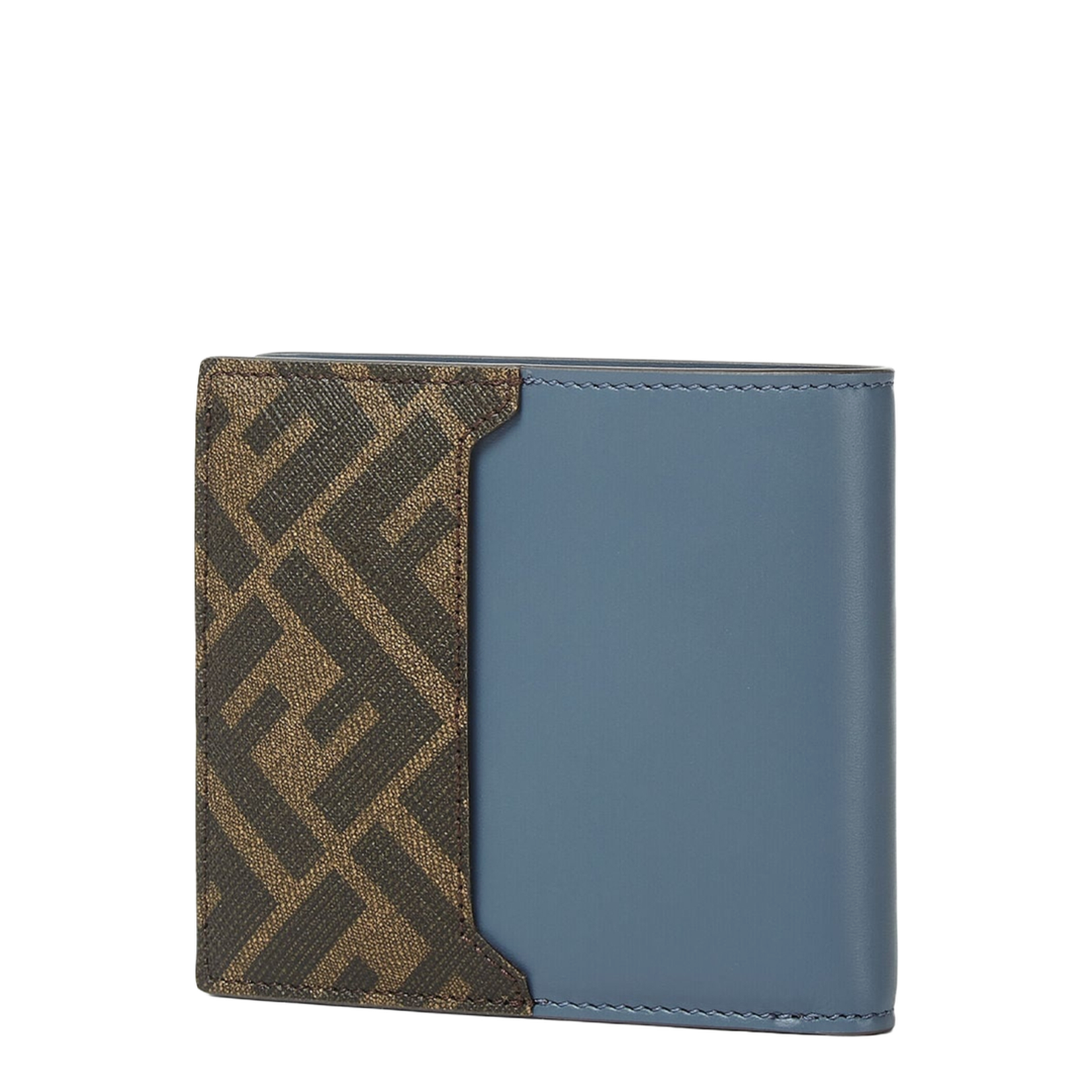 FF Squared Bifold Wallet Leather Blue - Image 3