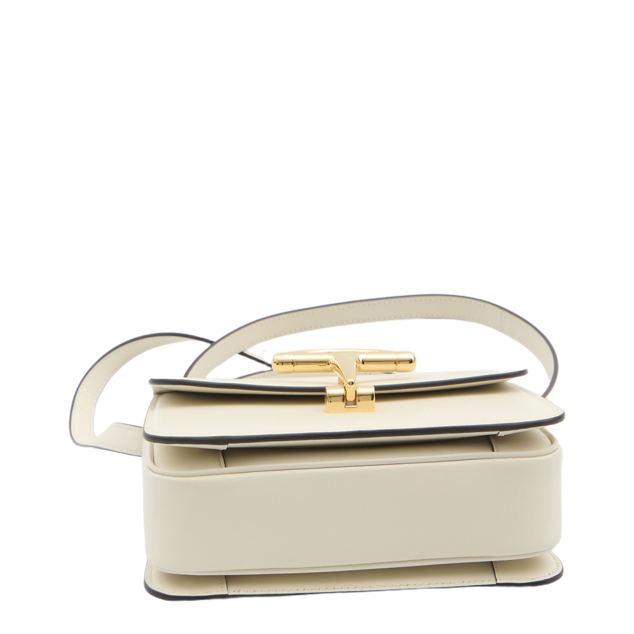 Siena Small Calfskin Top Handle Bag - Ivory - Image 3