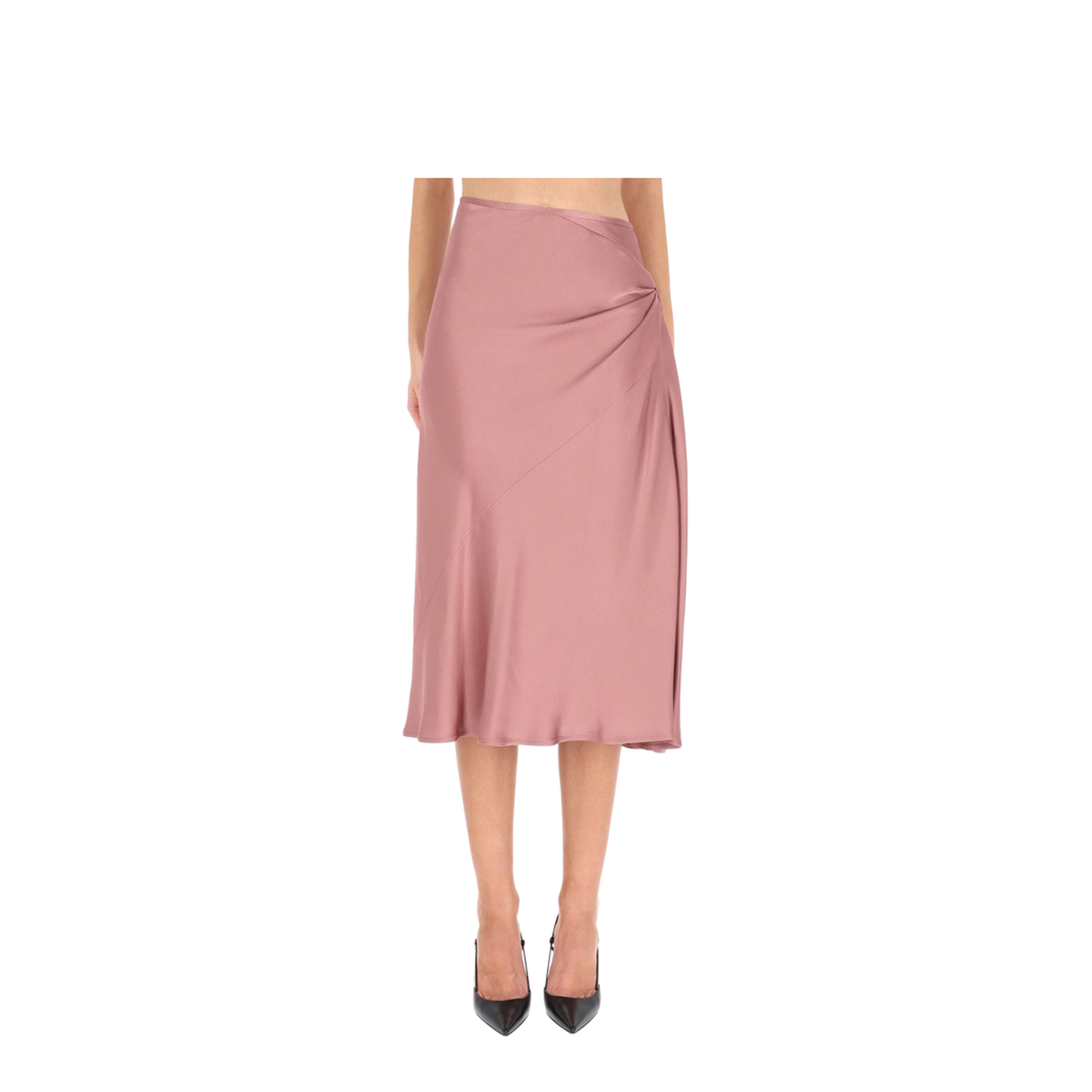 Draped Midi Skirt - Image 1