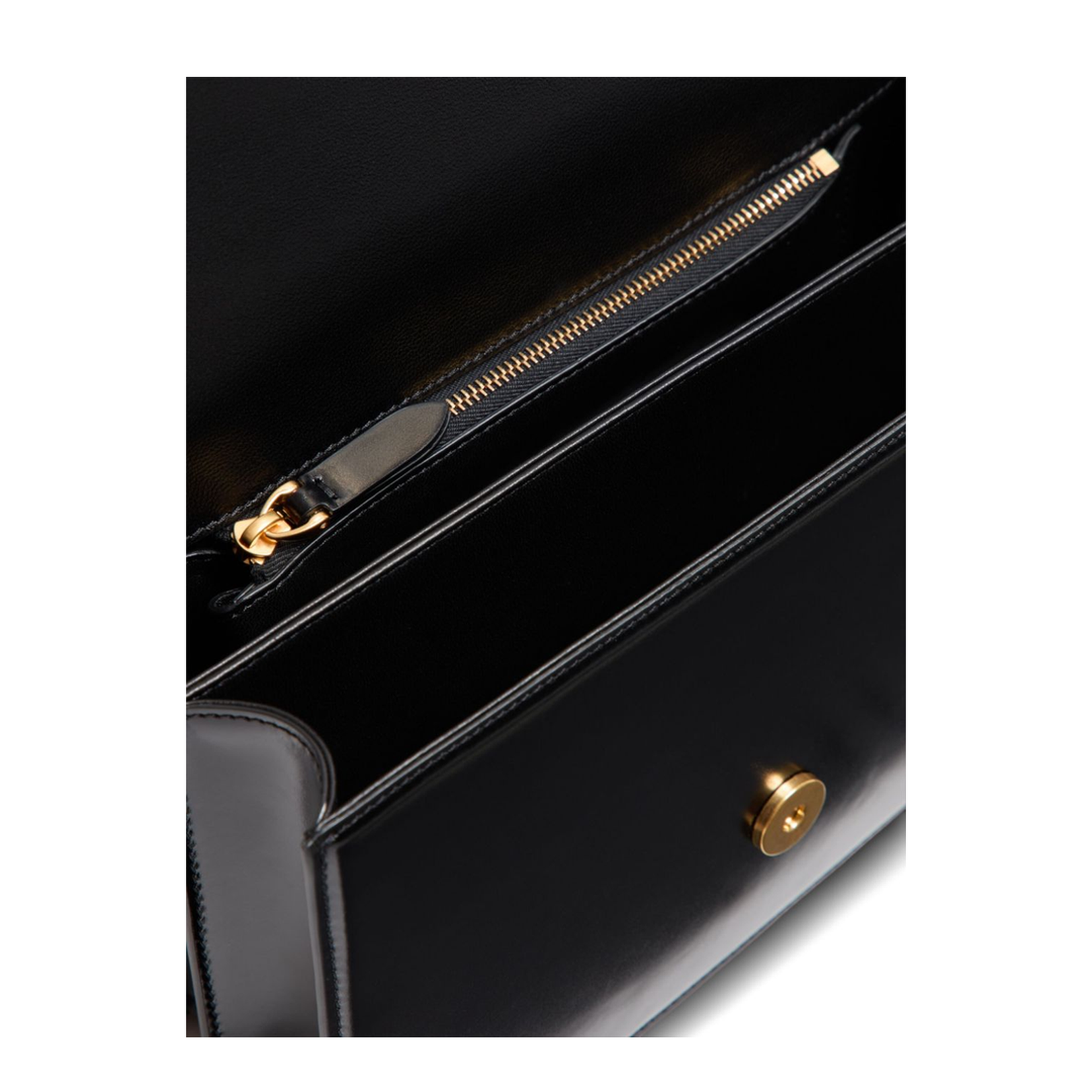 Vain Calfskin Shoulder Bag - Black - Image 3