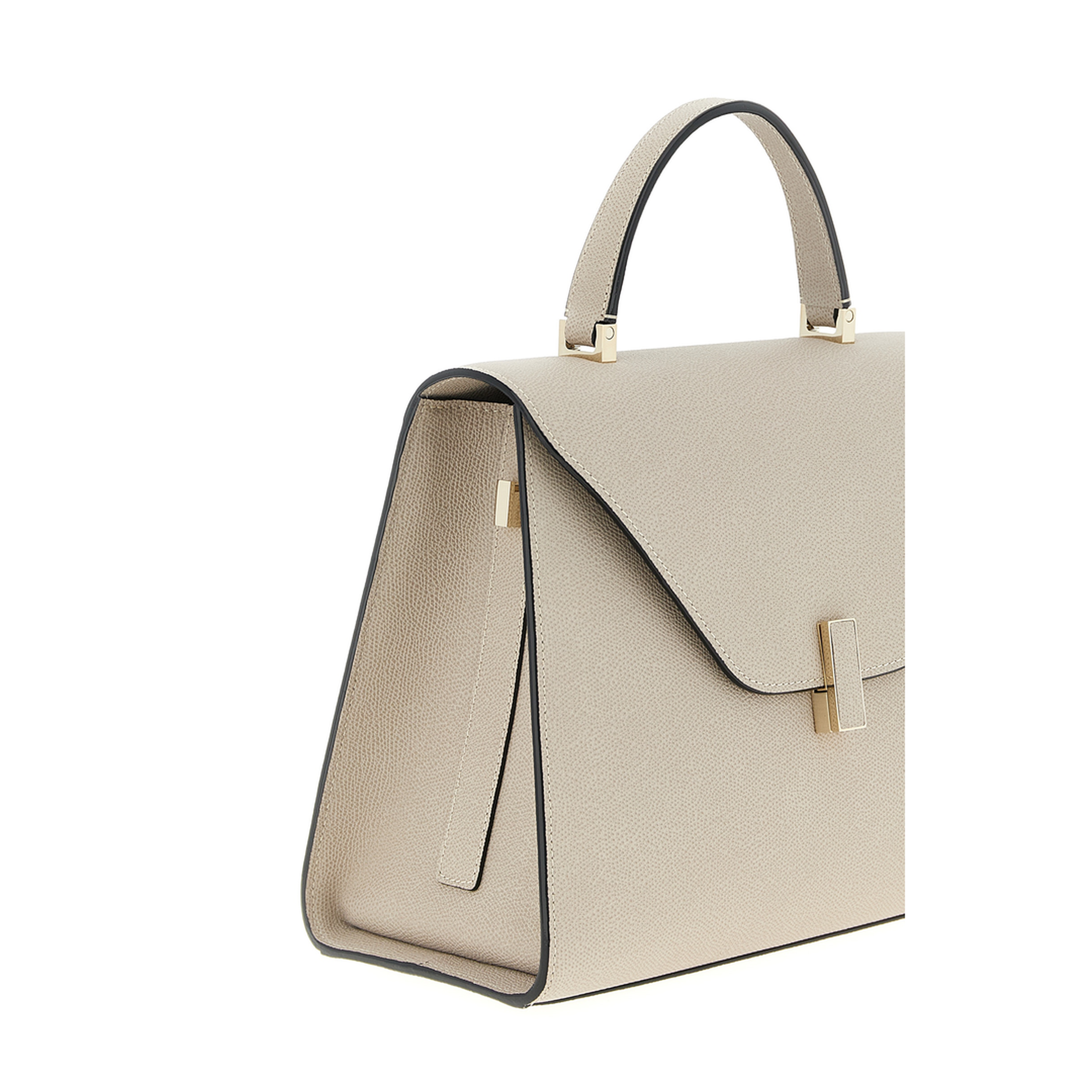 Iside Large Millepunte Calf Leather Top-Handle Bag - Beige - Image 3