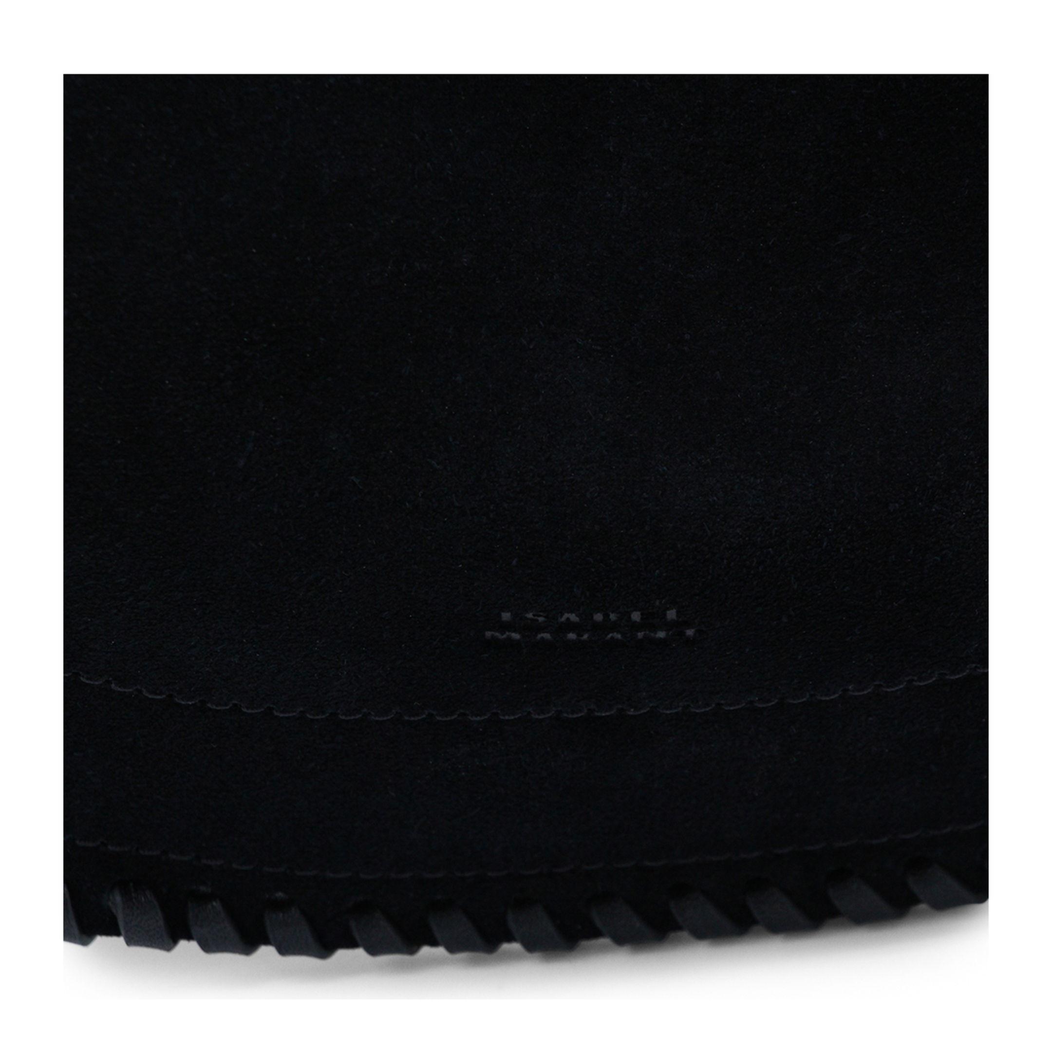 Oskan Soft Zip Smooth Studded Cowhide Leather Crossbody Bag - Black - Image 7