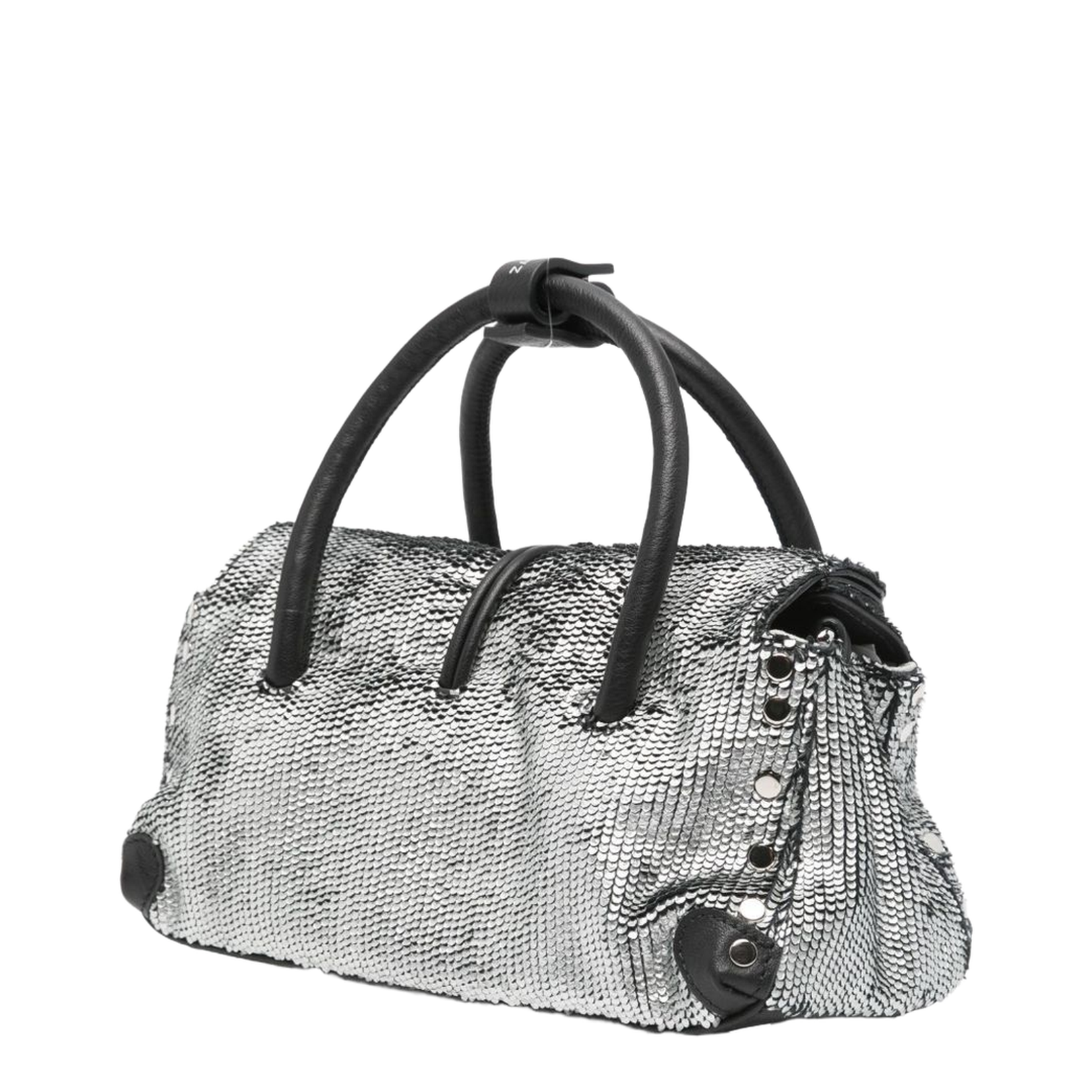 Zanellato Capsule Baby Leather Handbag - Silver - Image 3