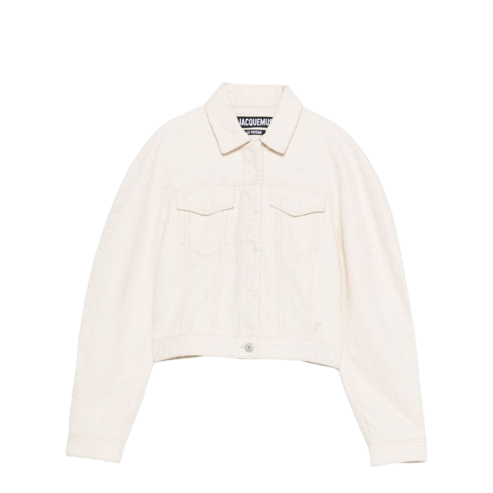 Curved Denim Jacket - Image 1