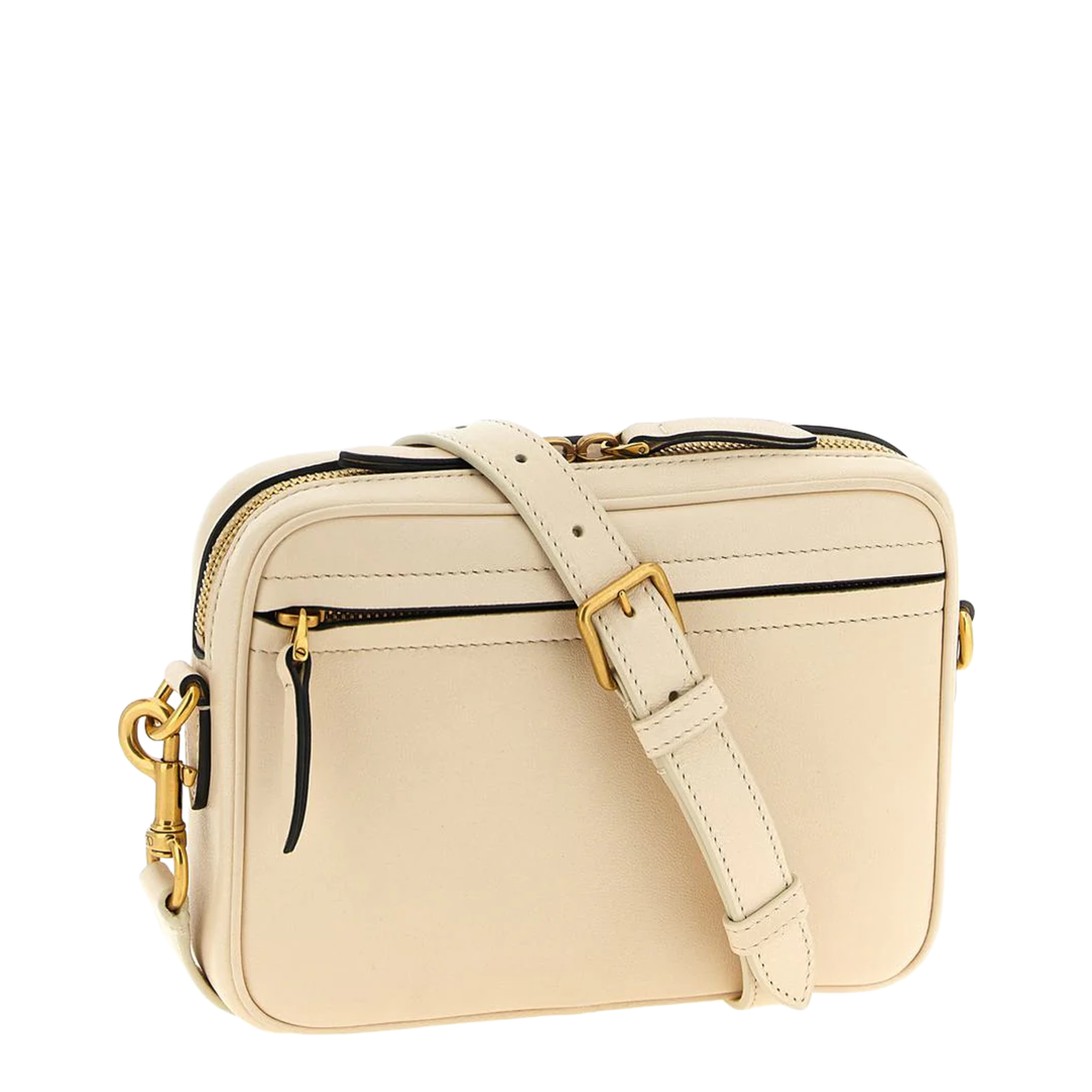 Viva Superstar Nappa Leather Crossbody - Butter/Black - Image 2