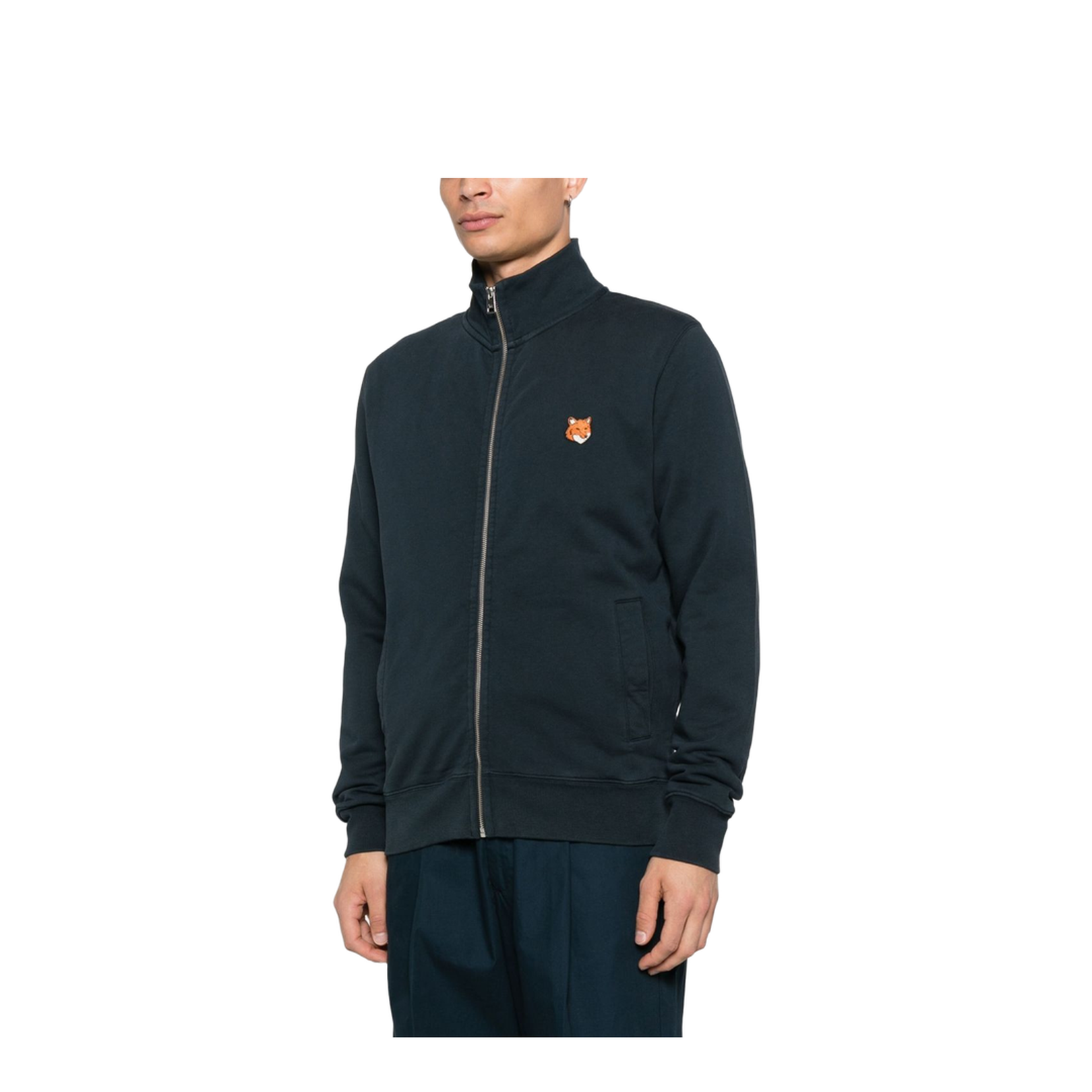 Fox Head Cotton Zipped Sweatshirt - Image 4