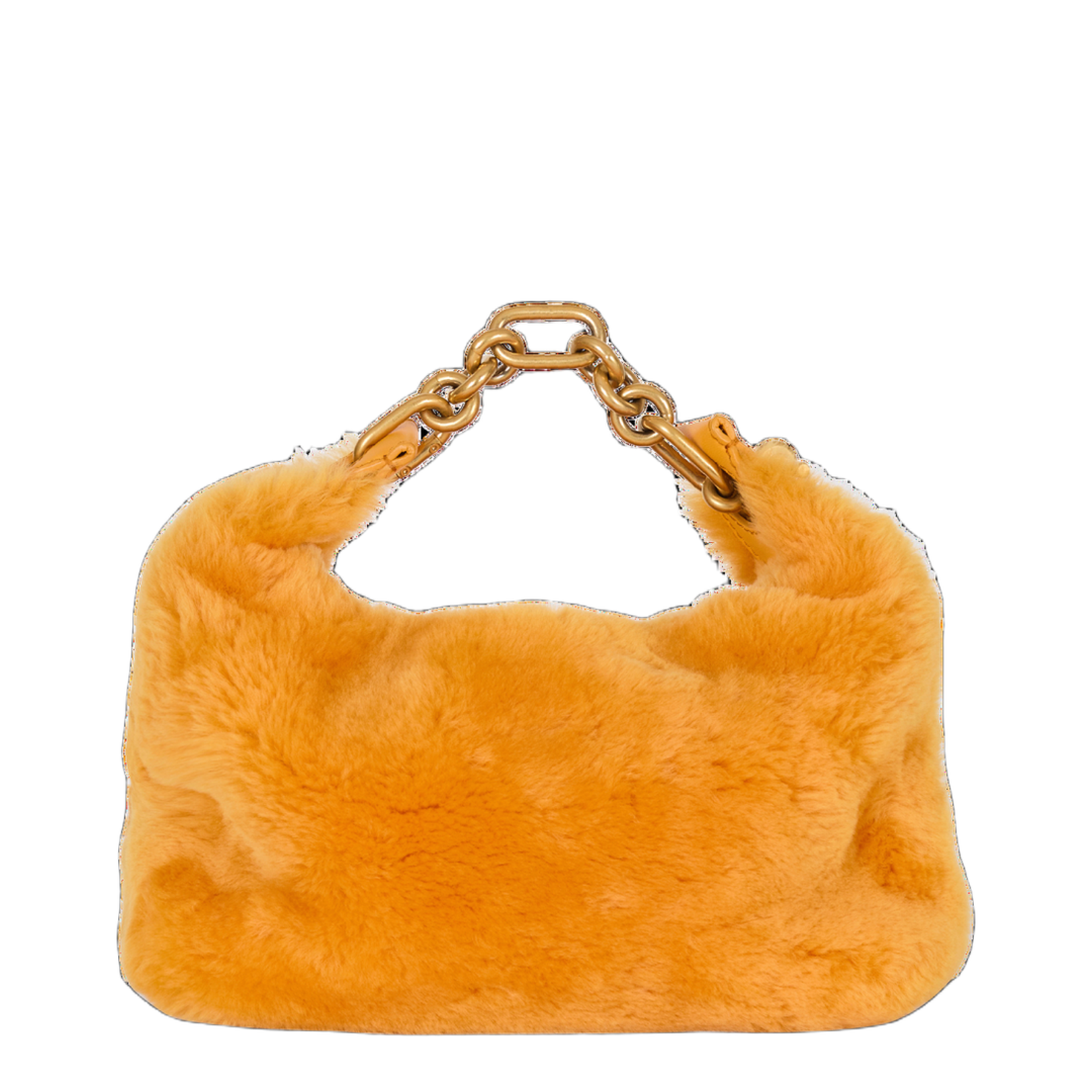 Mini Sync Bag in Shearling - Gold - Image 3