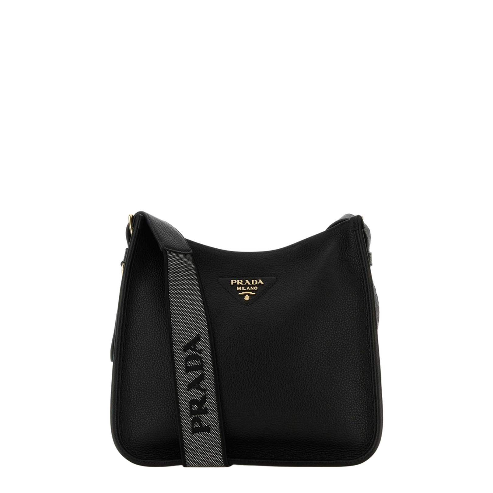 Medium Leather Bag Medium Calfskin Shoulder Bag - Nero - Image 1