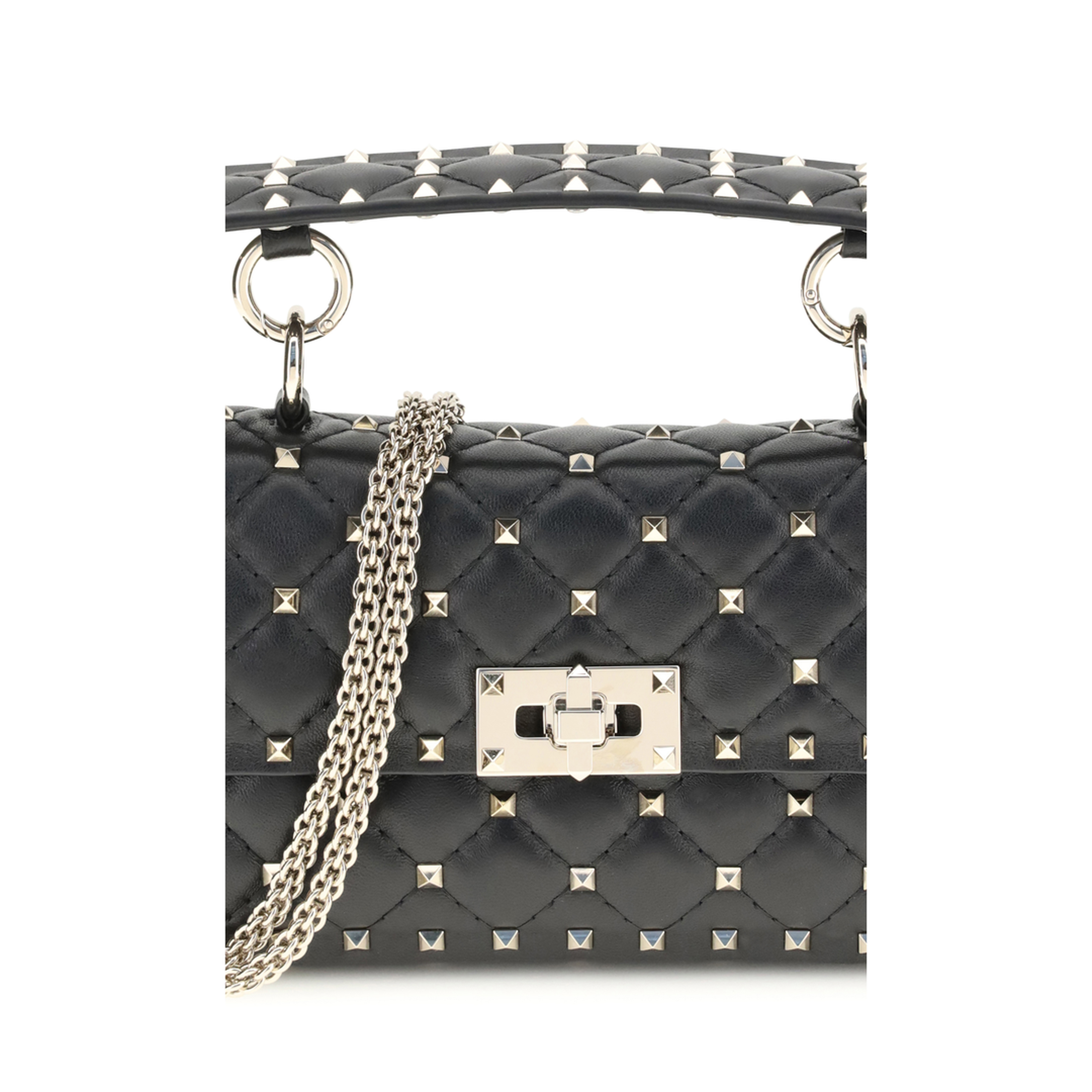 Rockstud Spike Mini Top Handle Bag - Image 4