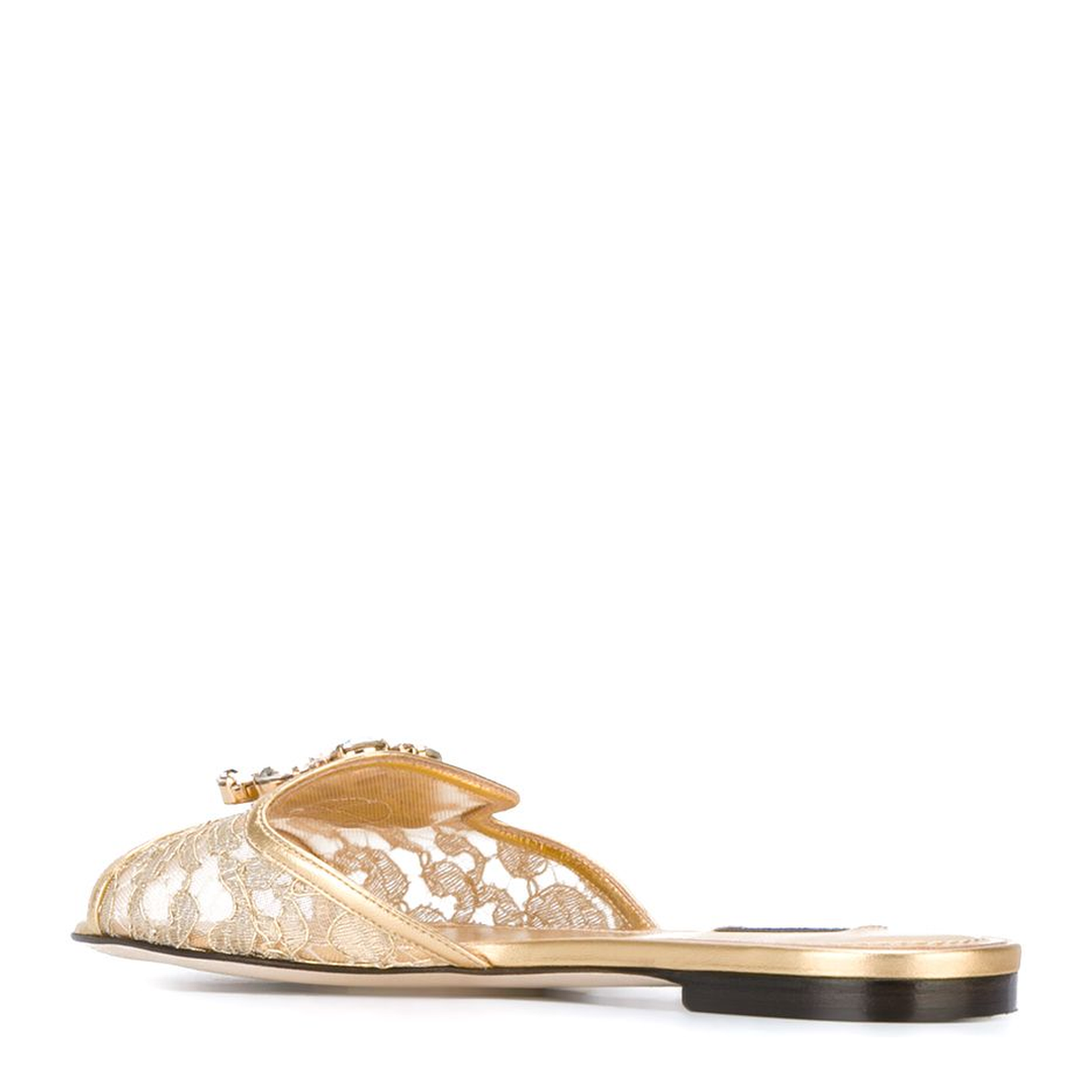 Lace Sandals with Crystals - Image 3