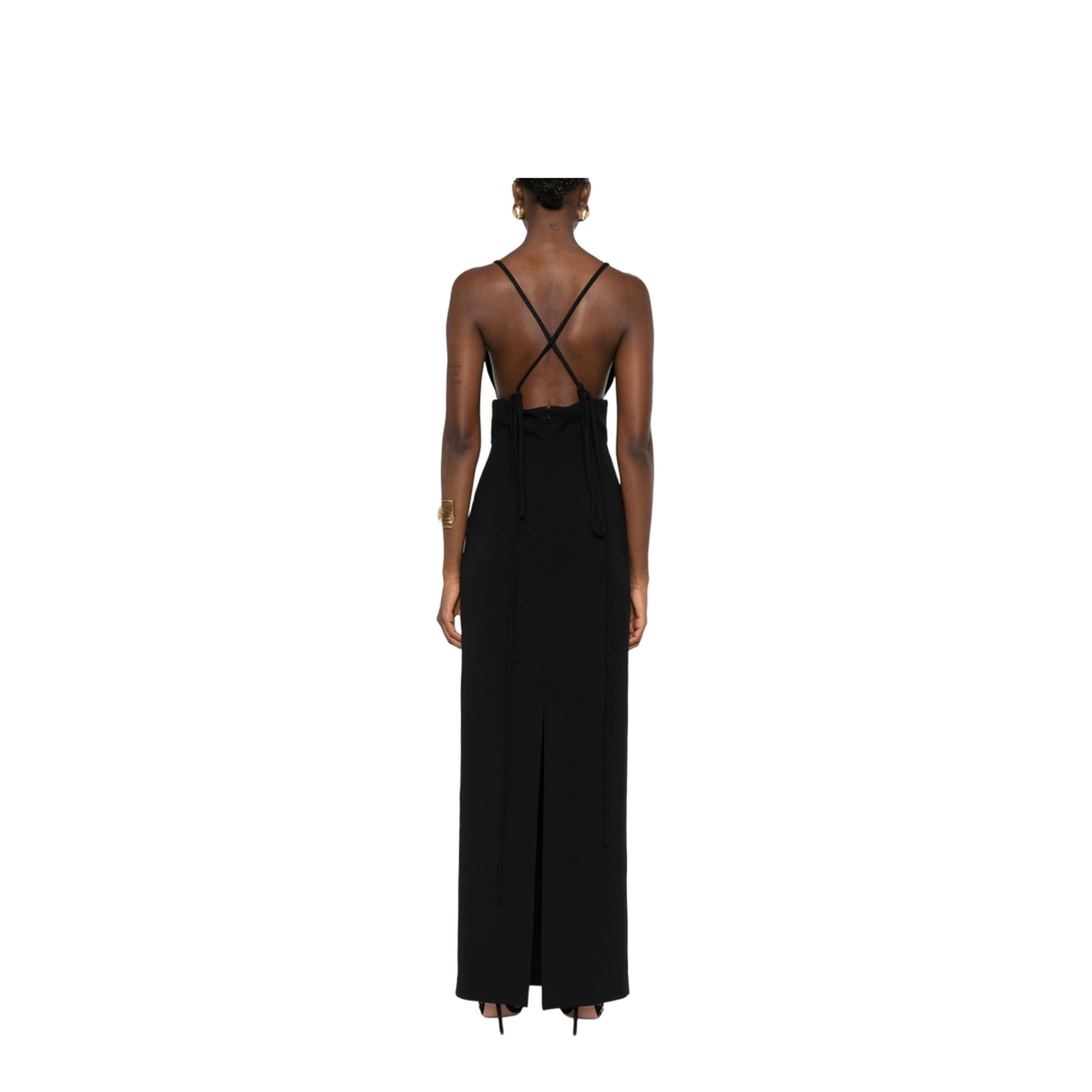 Cross-Back Straps Maxi Dress - Image 4