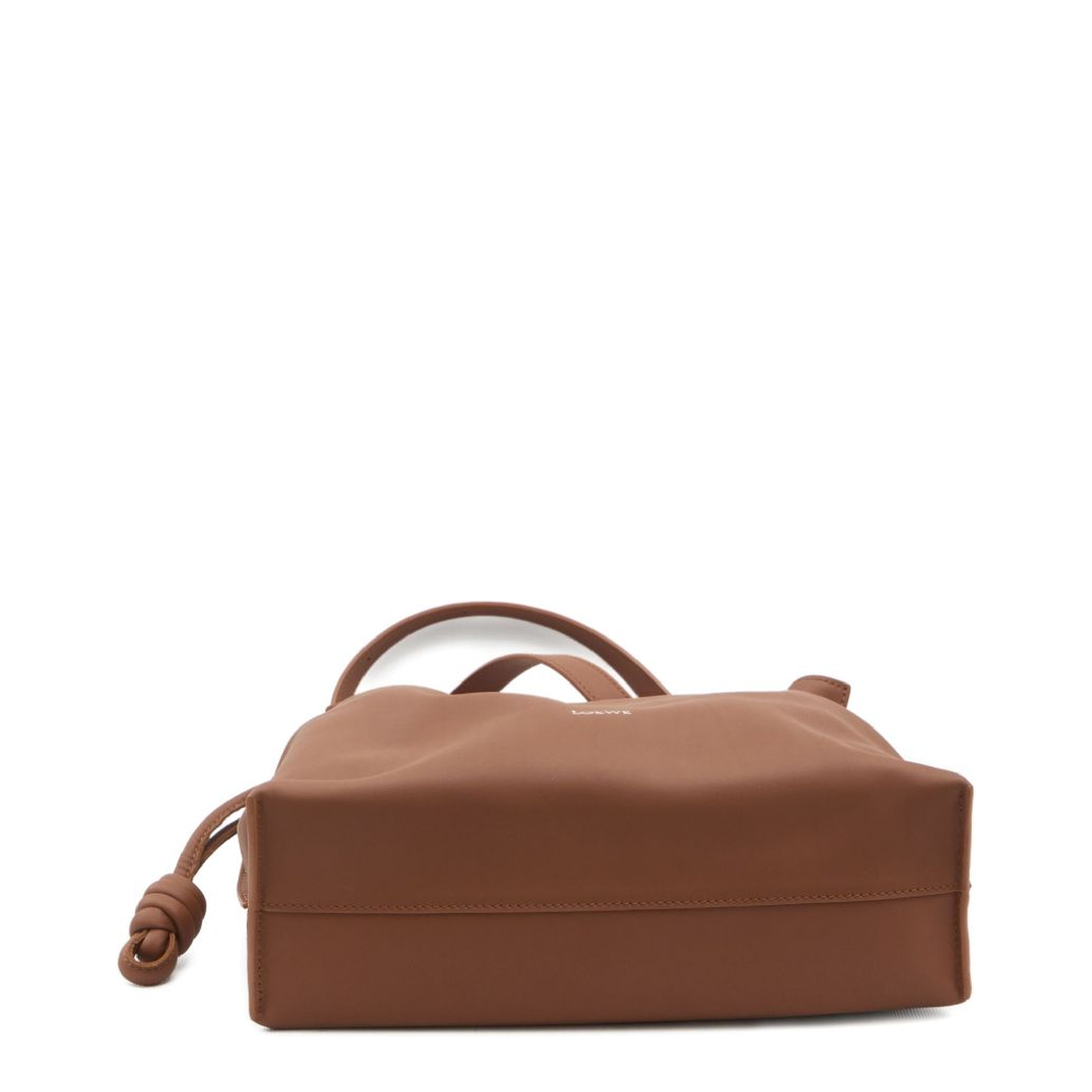 Flamenco Medium Nappa Calfskin Clutch - Brown - Image 3