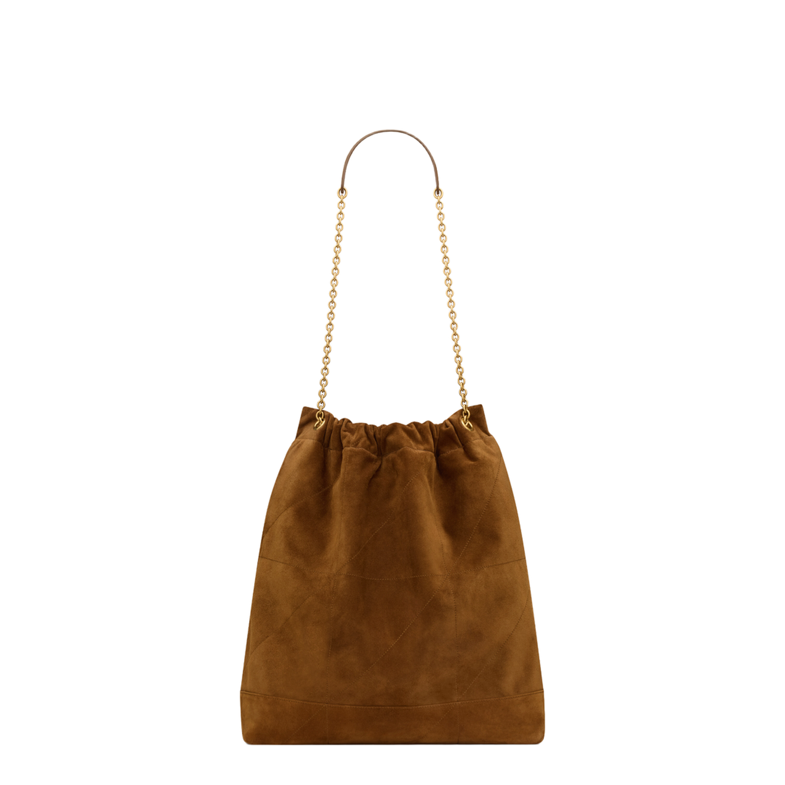 Jamie Large Suede Bucket Bags - Brown - Image 4