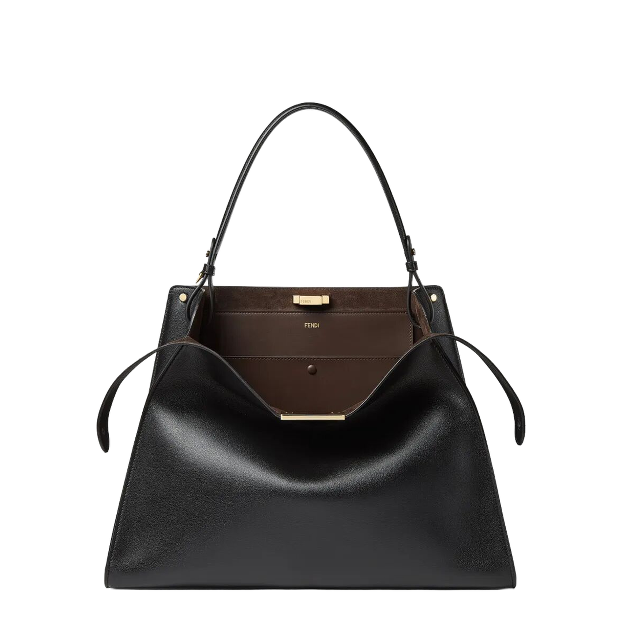 Large Leather and Suede Bag - Image 2
