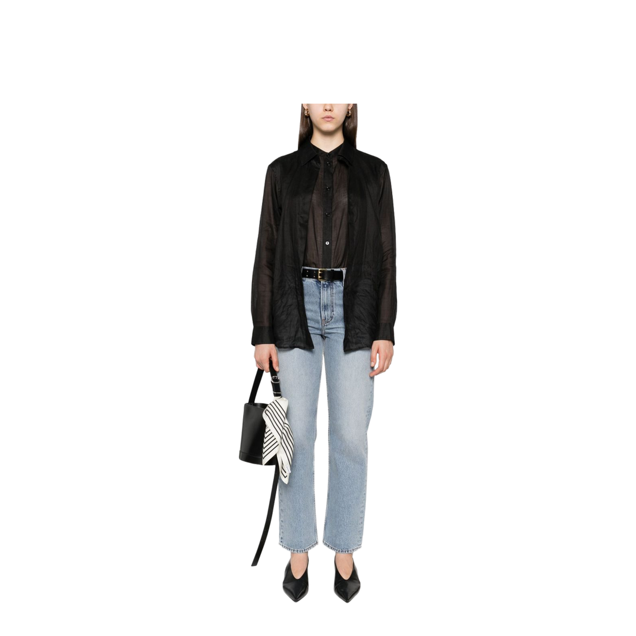 Blue Low Straight Jeans - Image 2