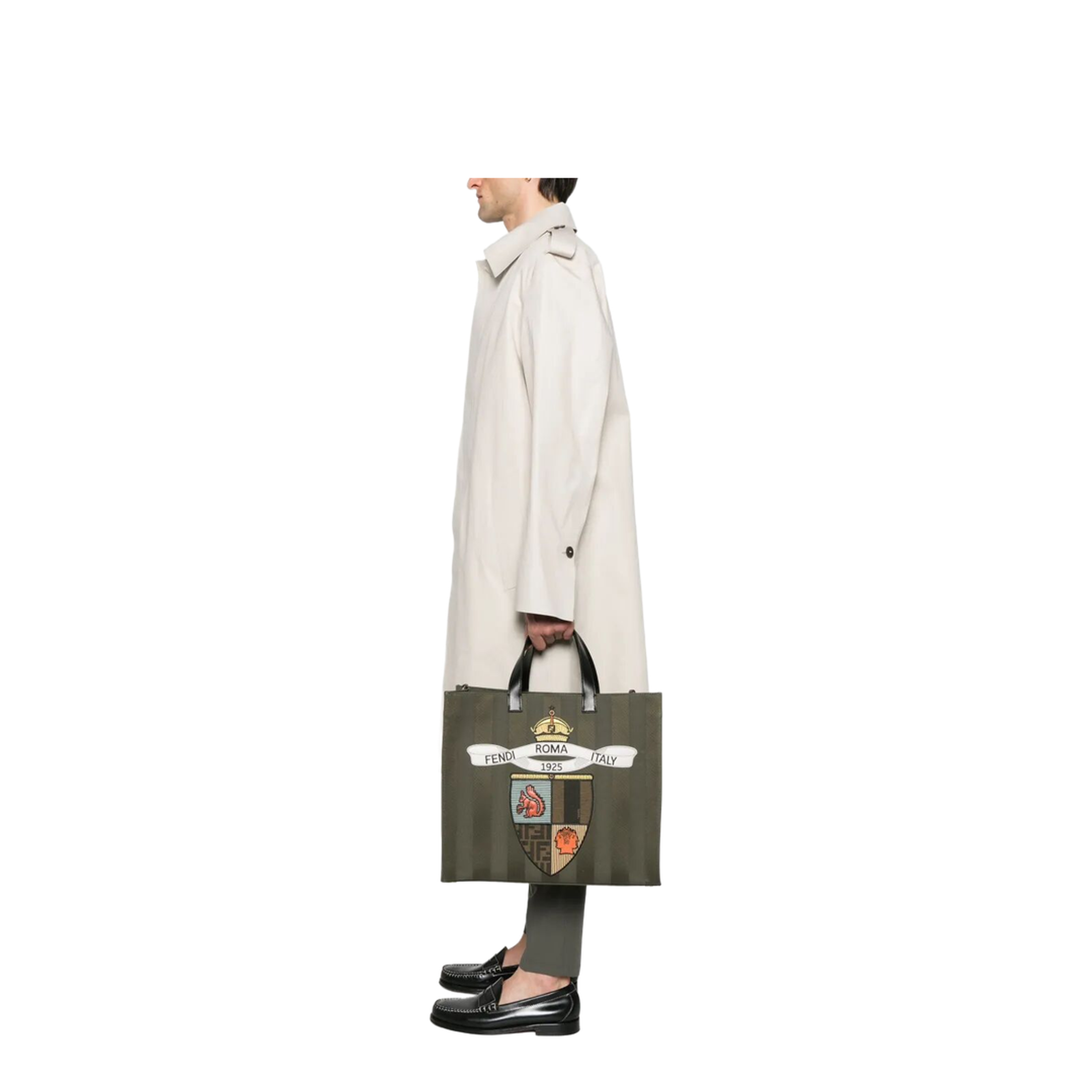 Club Medium Canvas Tote - Green - Image 2