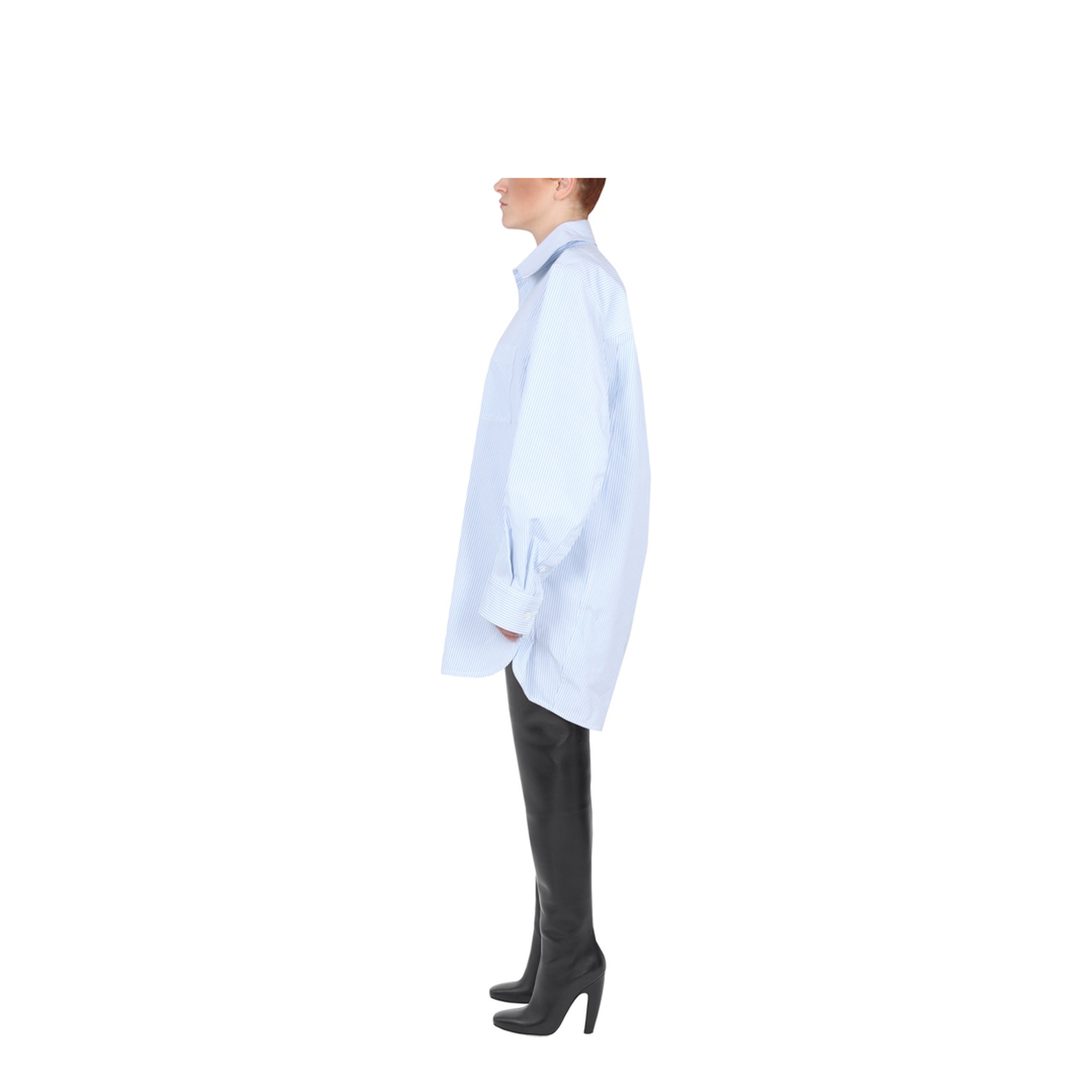 Shirt with Curved Back - Image 2